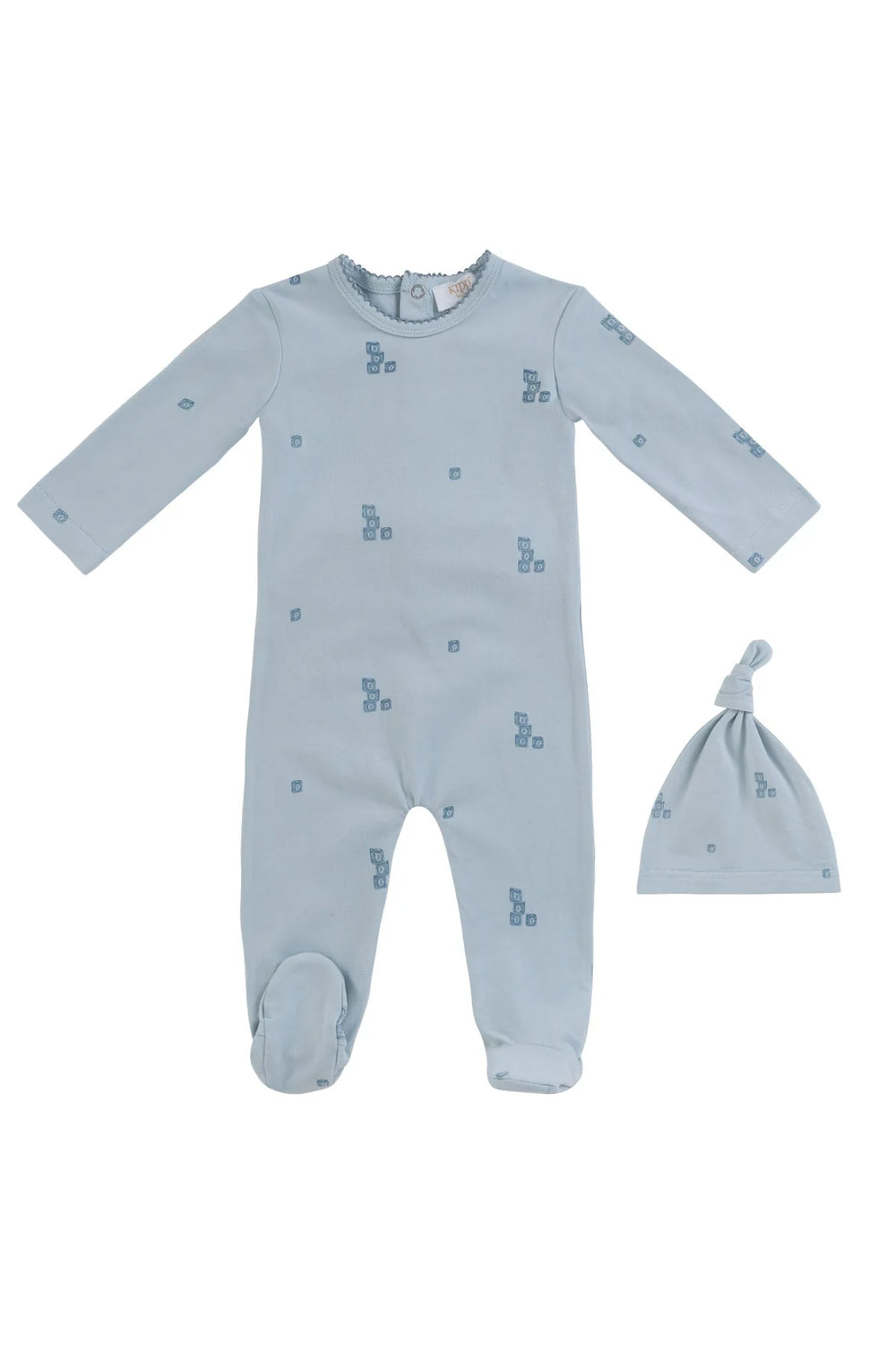 Kipp Baby Blocks Footie & Beanie