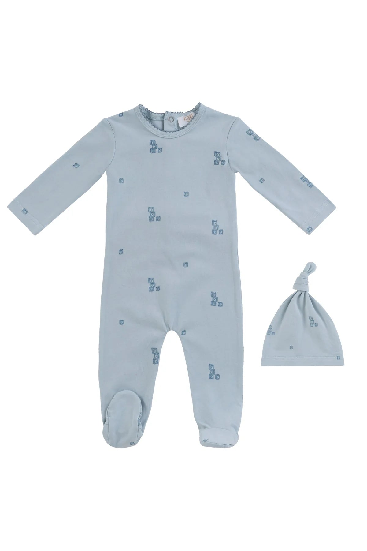 Kipp Baby Blocks Footie & Beanie
