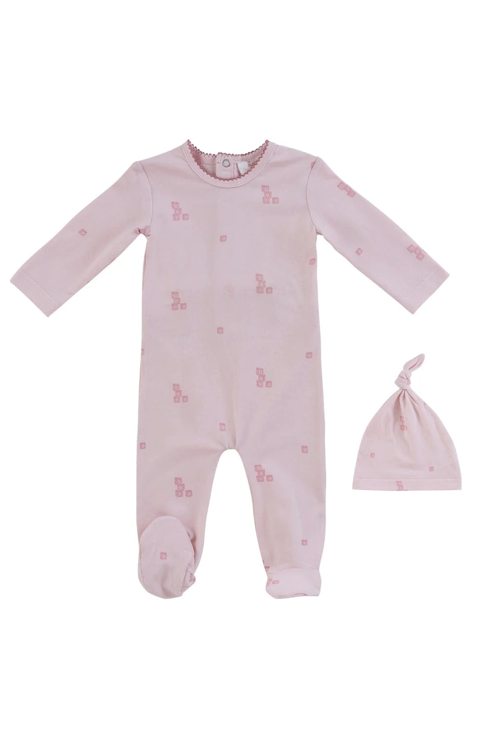 Kipp Baby Blocks Footie & Beanie
