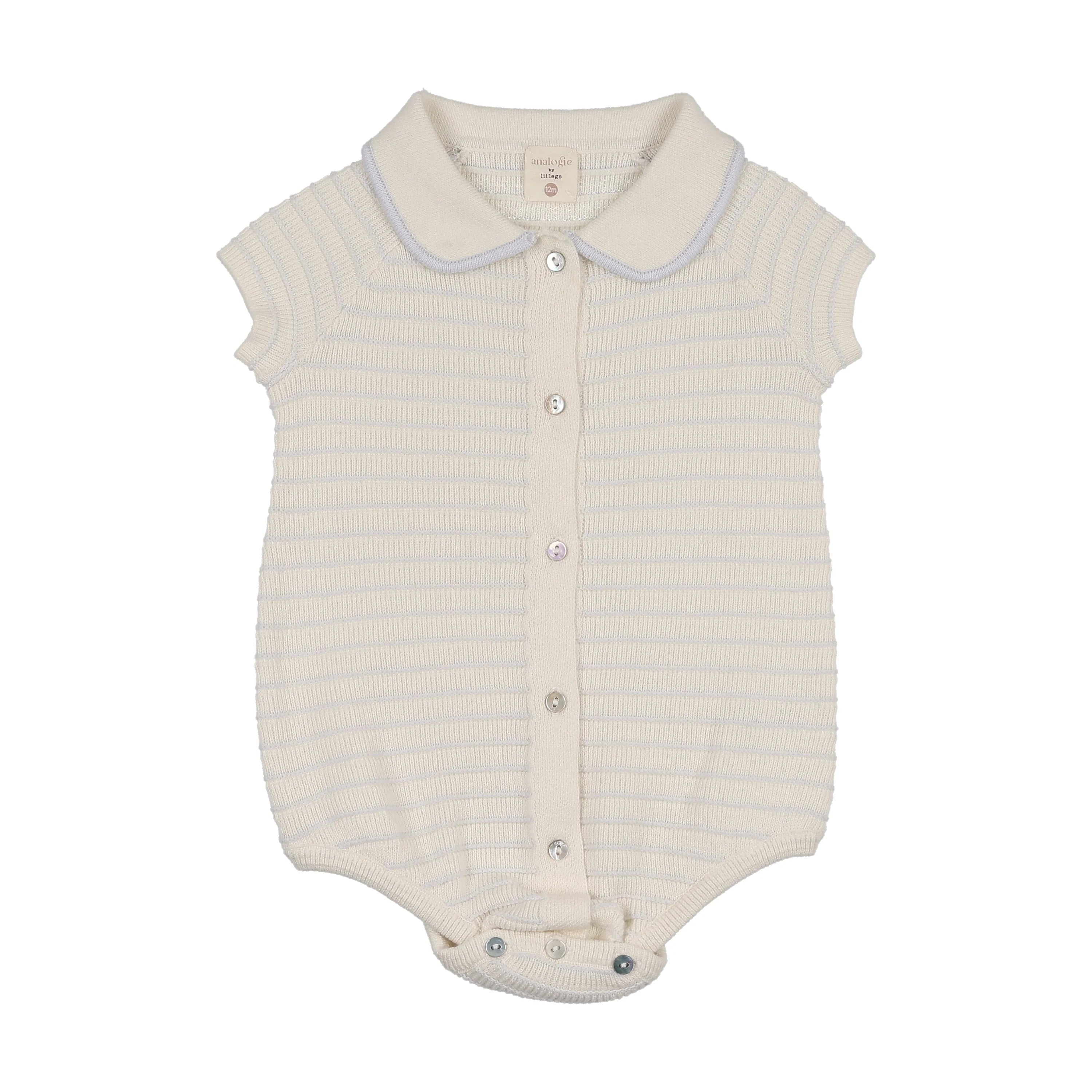 Pre-Order Lil Legs Textured Knit Romper