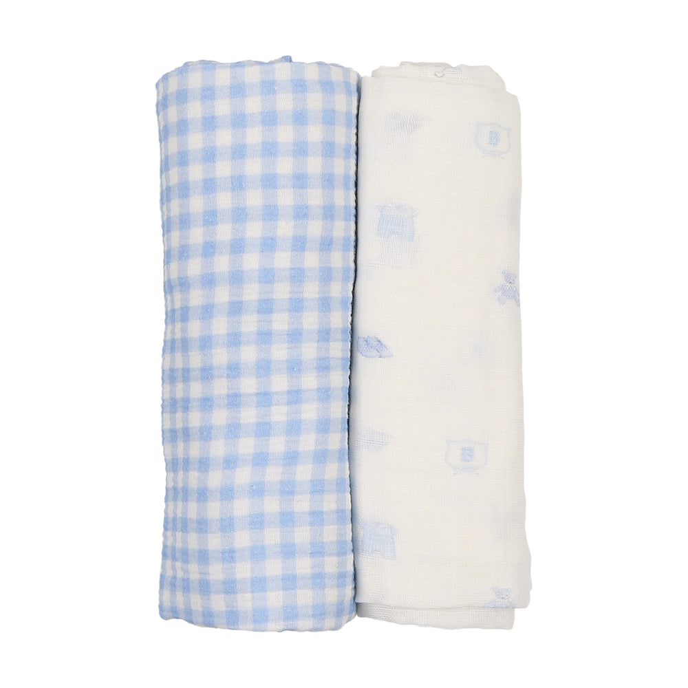 Pre-Order Bee and Dee Boys Take Me Home Muslin Swaddle