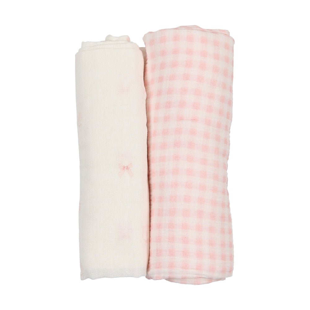 Pre-Order Bee and Dee Girls Take Me Home Muslin Swaddle