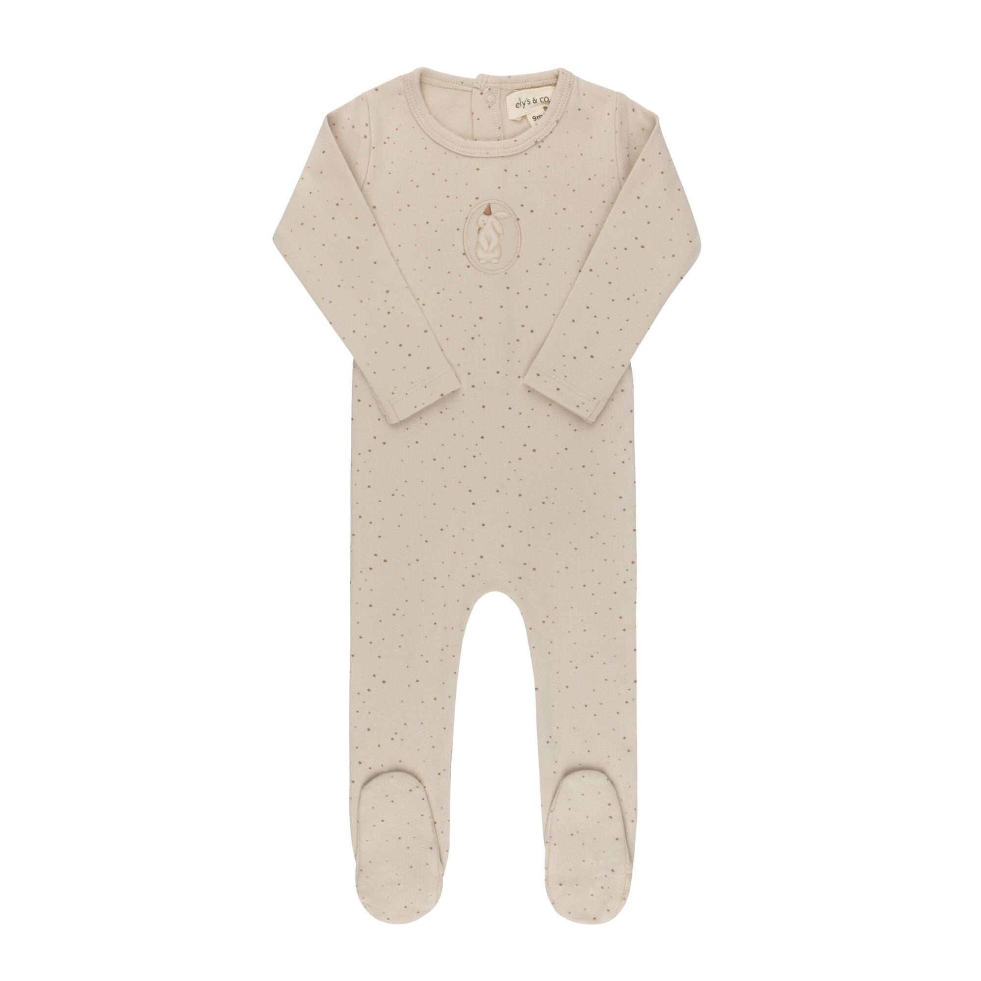 Ely's & Co Cotton Bunny Footie