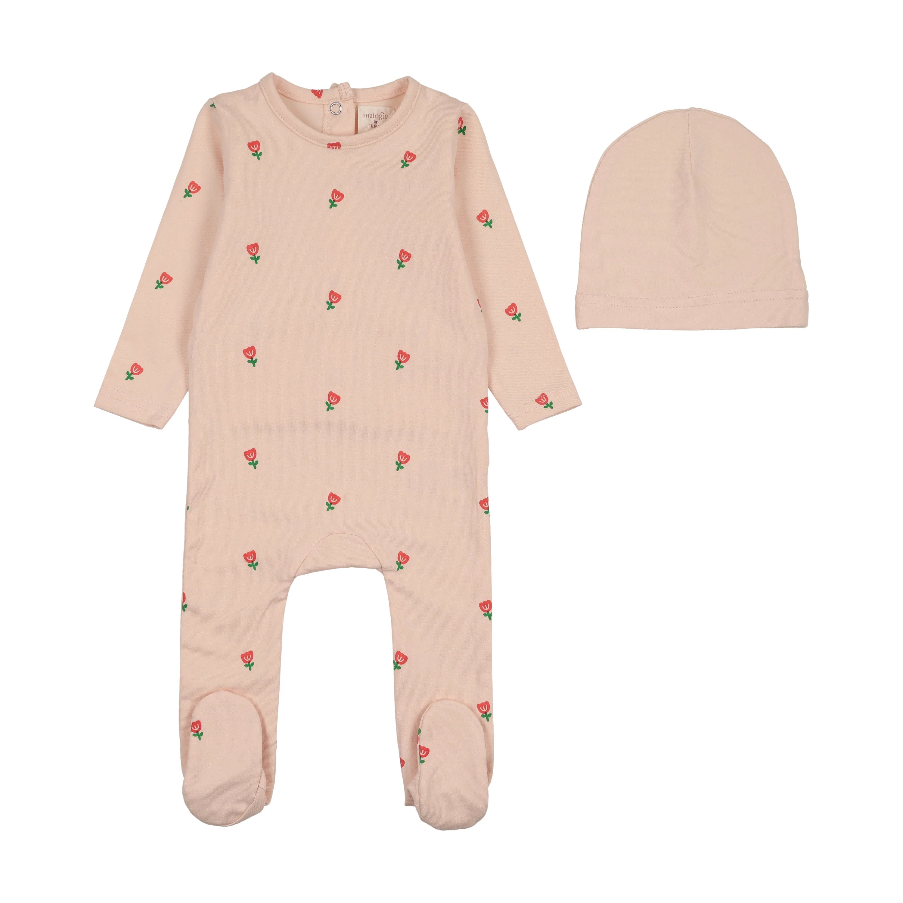Lil Legs Tulip Footie & Beanie