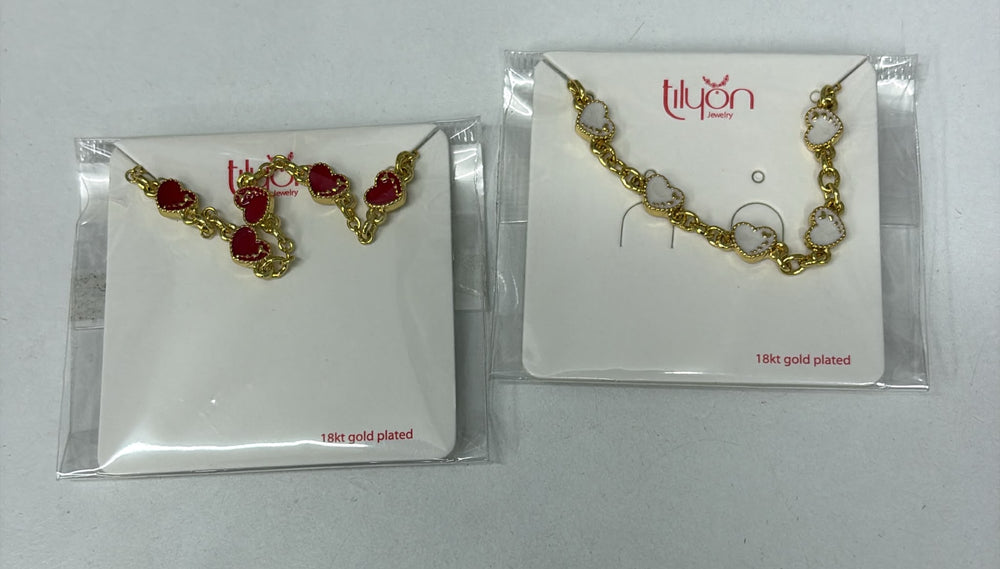 Tilyon Jewlery Beaded Heart