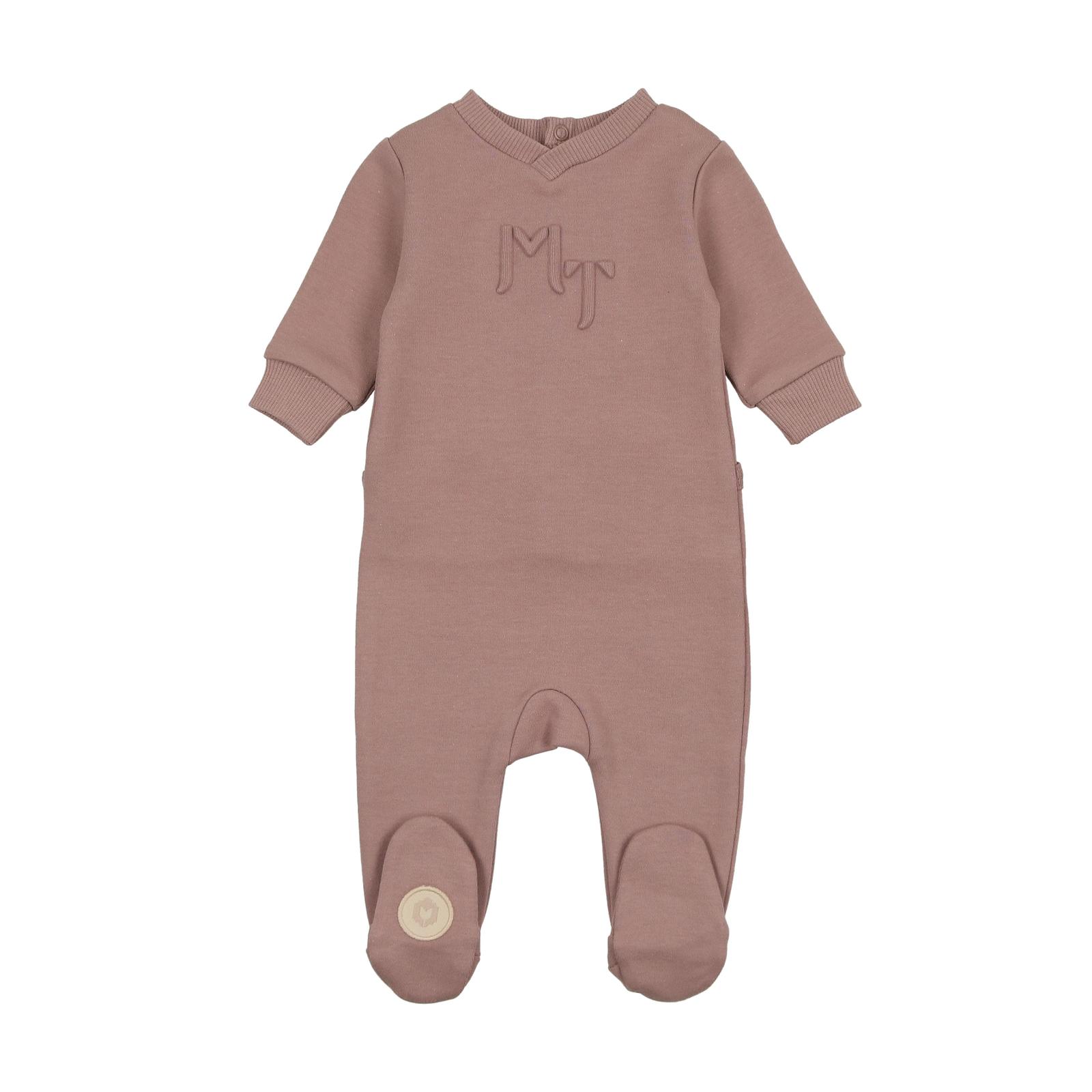 Mon Tresor Muave Posh Print Footie
