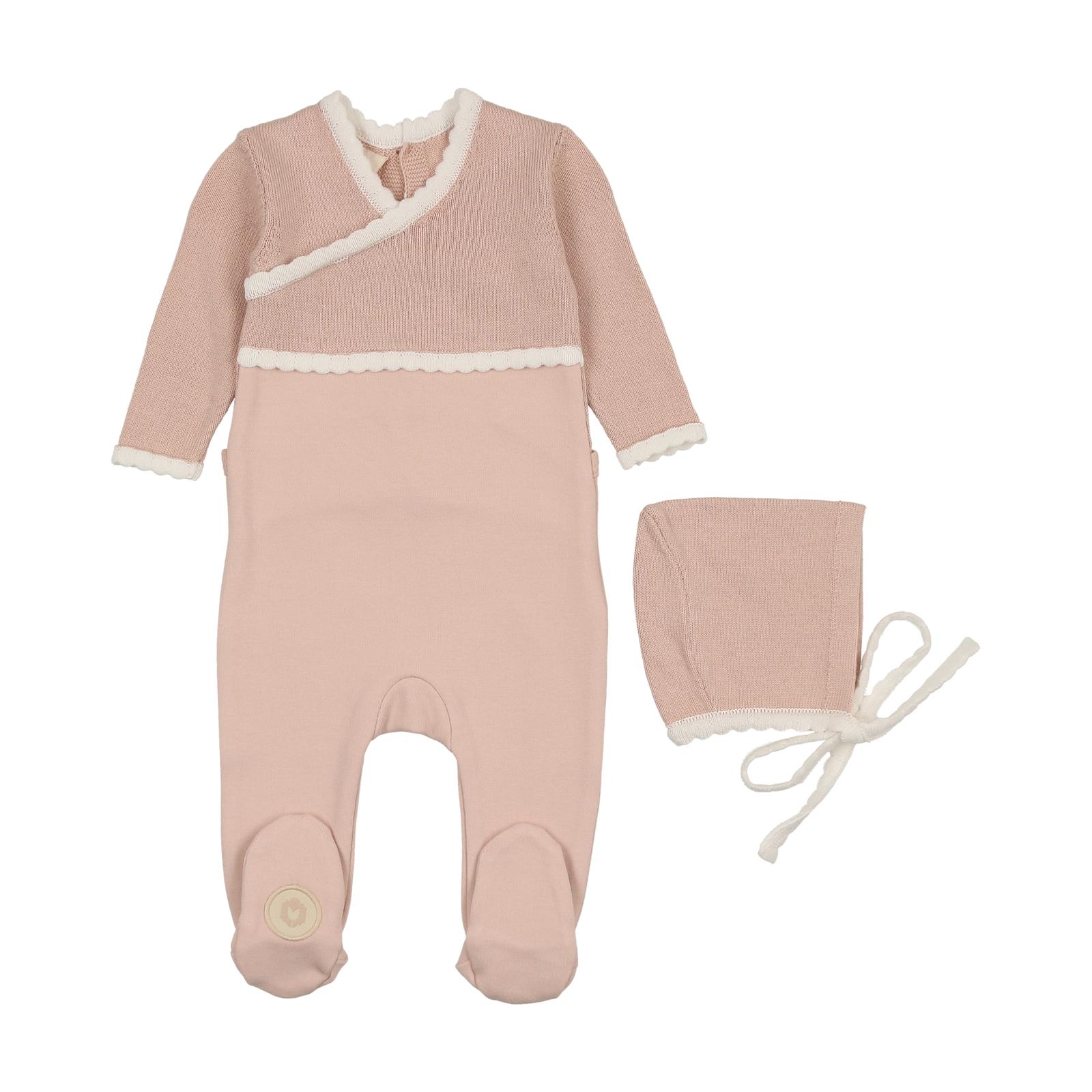 Kipp Carousel 3PC Layette Set -Blue Kipp Carousel 3PC Layette Set -Blue