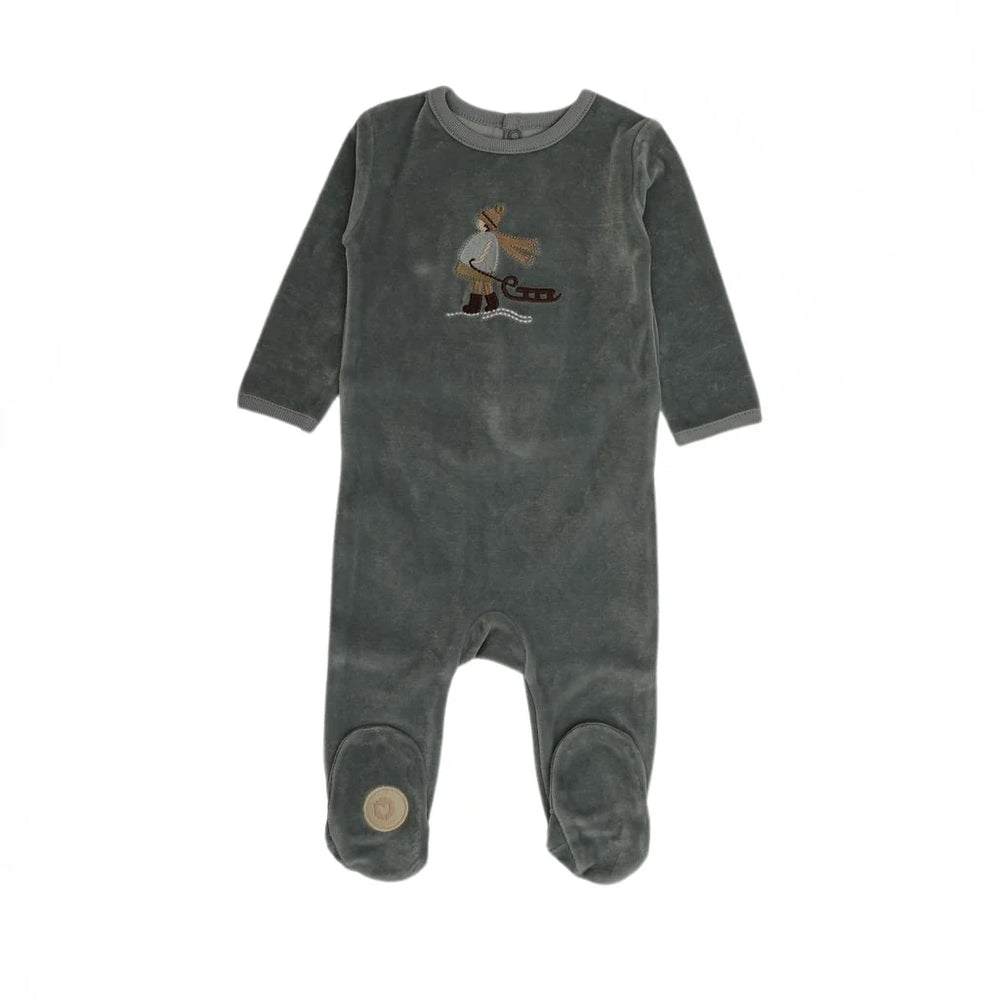 Mon Tresor Winter Sledder Footie