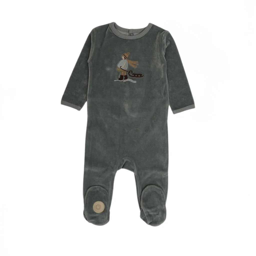 Mon Tresor Winter Sledder Footie