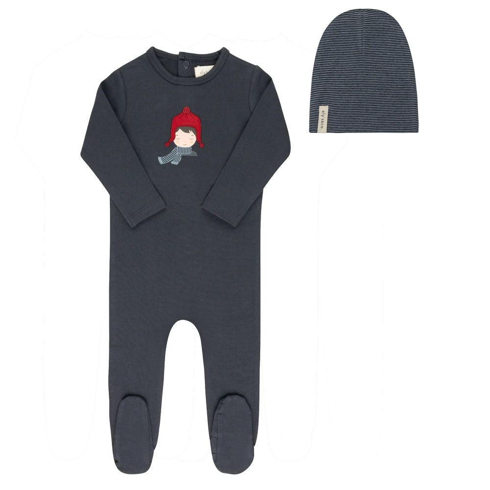 Pre-Order Ely's & Co Autumn Kids Footie & Beanie