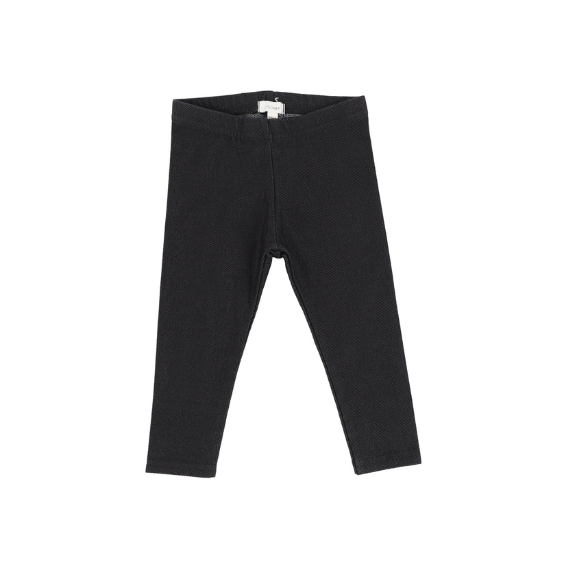 Lil Legs Black Jean Leggings