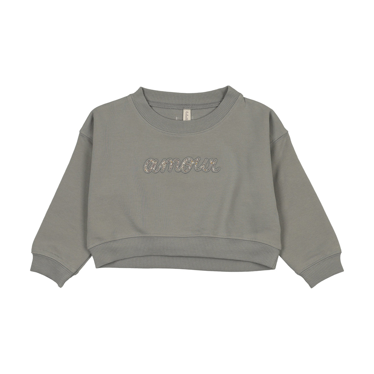 Lilette Floral Cropped Sweatshirt