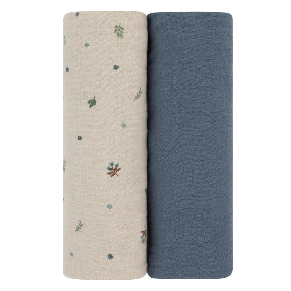 Pre-Order Ely's and Co Two Pack Muslin Swaddles