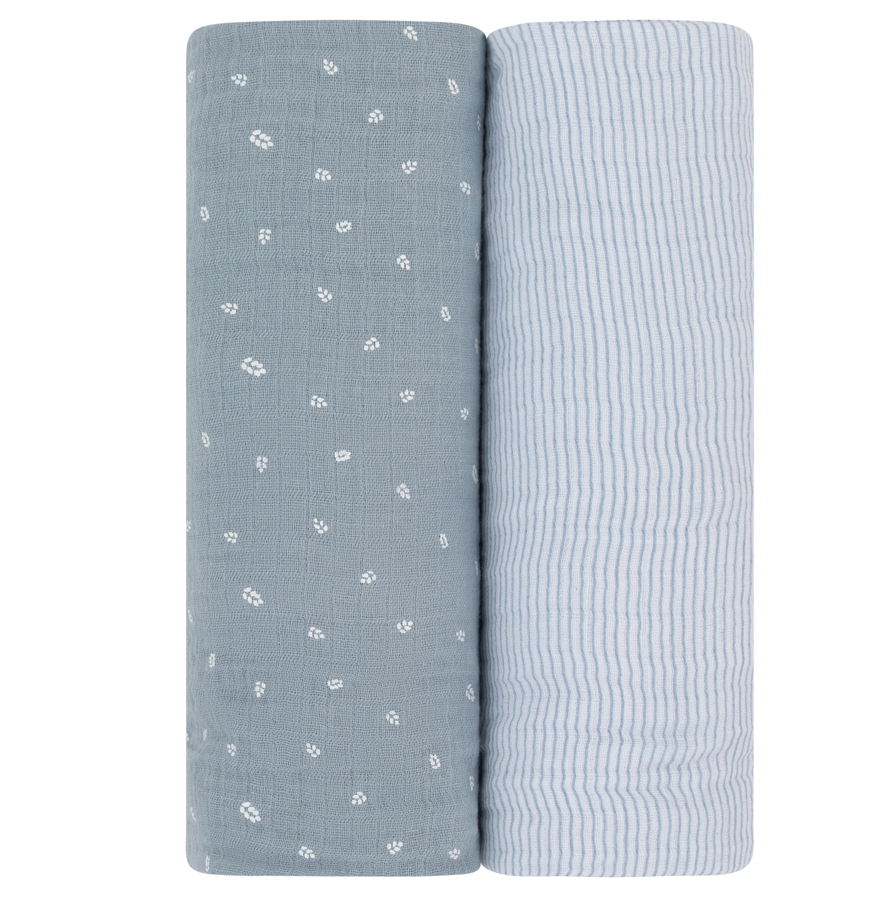 Pre-Order Ely's and Co Two Pack Muslin Swaddles