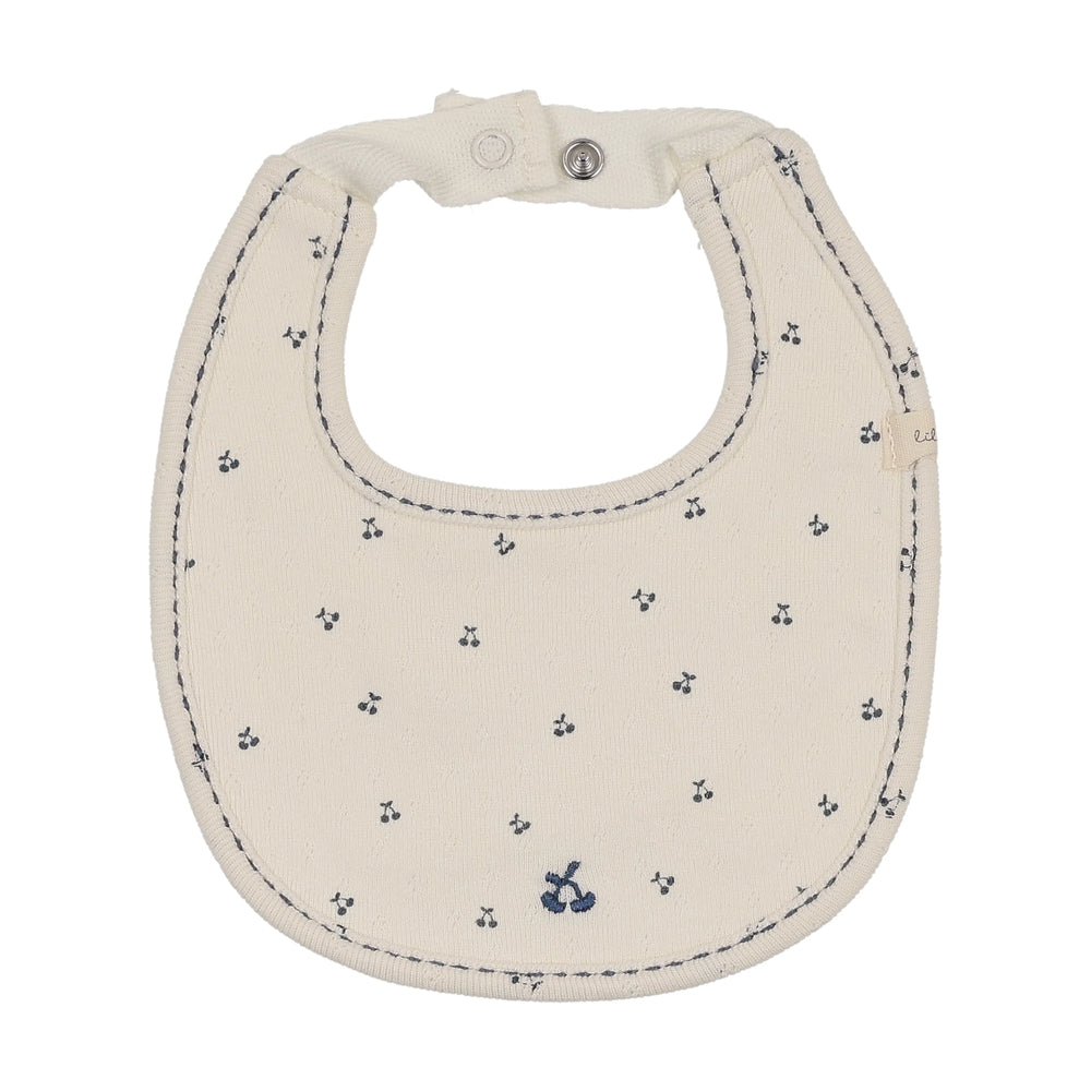 Pre-Order Lilette Cherry Pointelle Bib