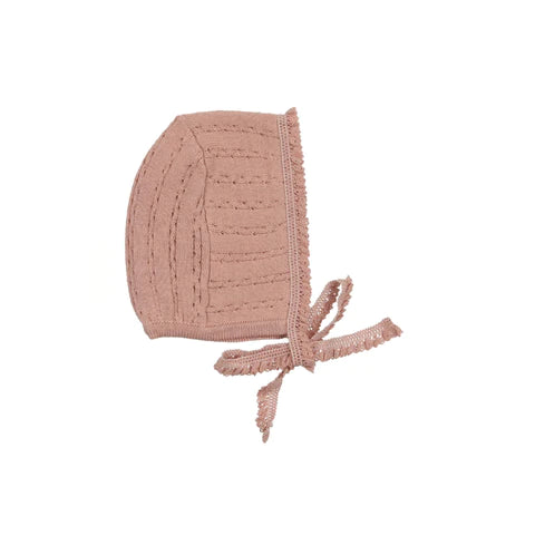 Pre-Order Lilette Pointelle Knit Footie, Bonnet & Blanket-