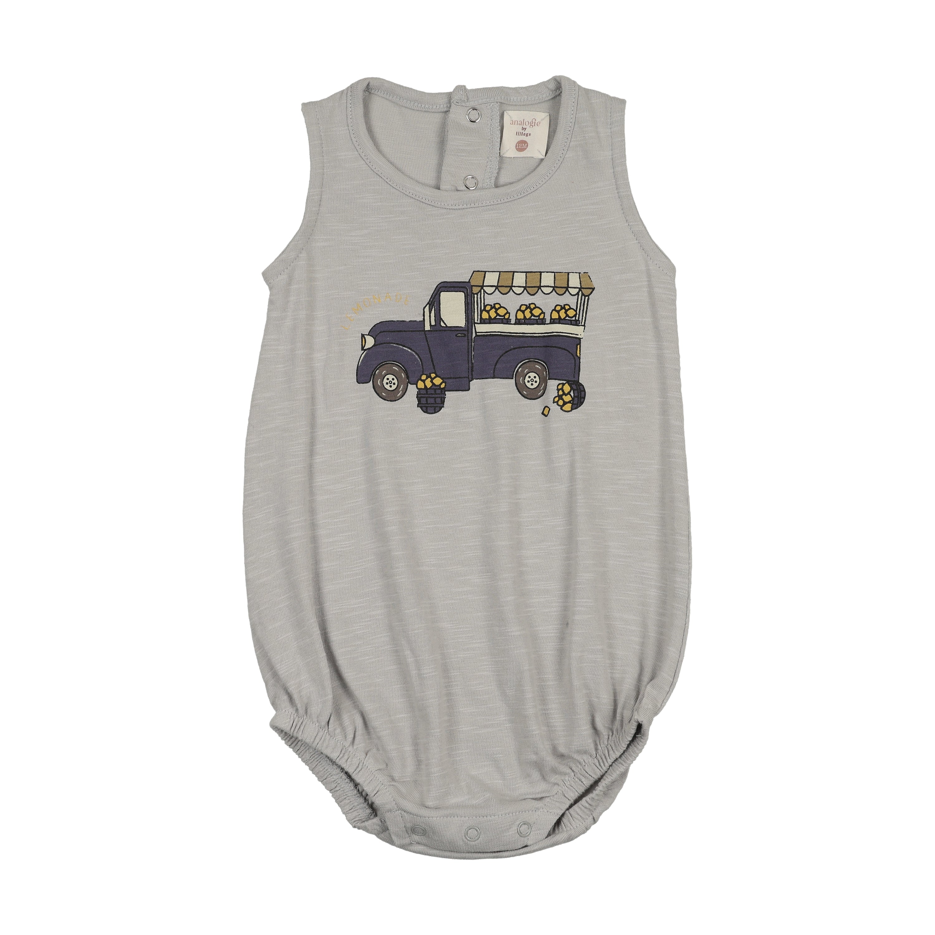 Lil Legs Boy Lemon Romper
