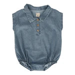 Lil Legs Checked Romper