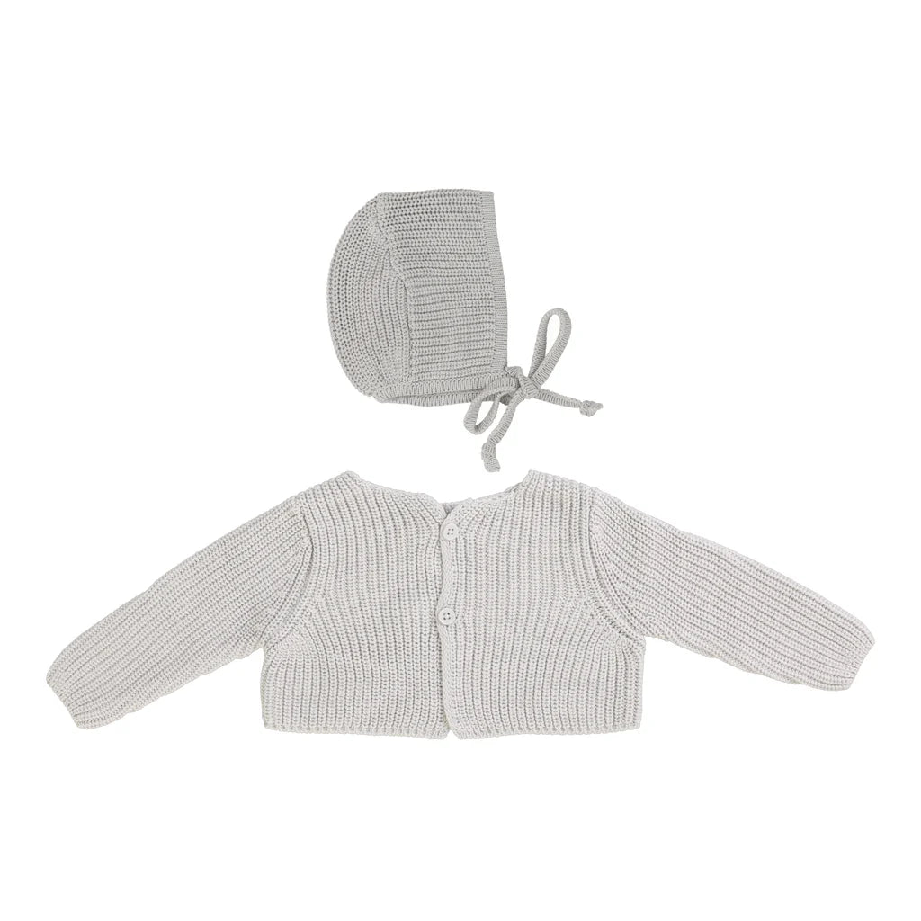 Lilette FW25' Chunky Knit Shrug & Bonnet