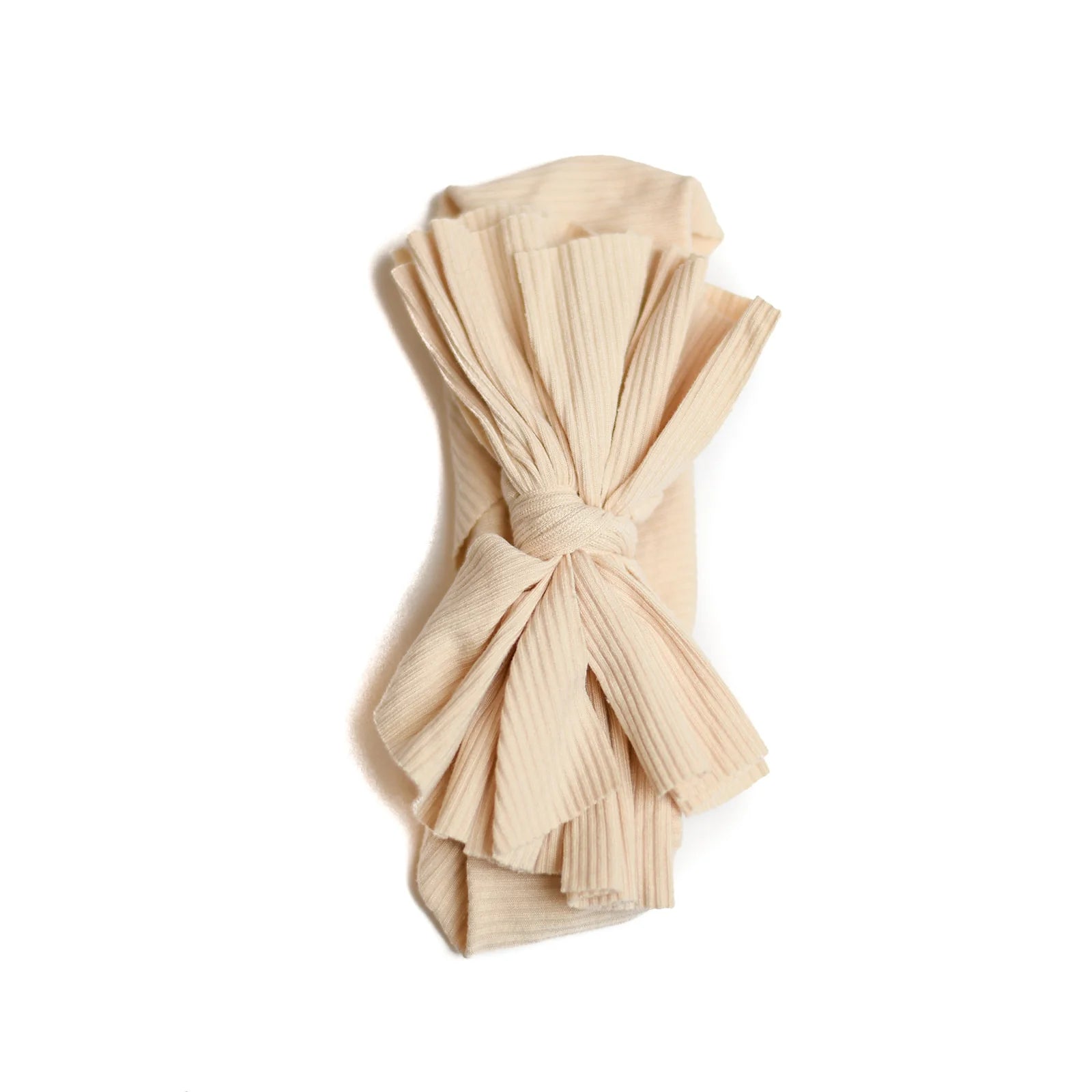 Nicsessories Butter Soft Ribbed Baby Bow Headband