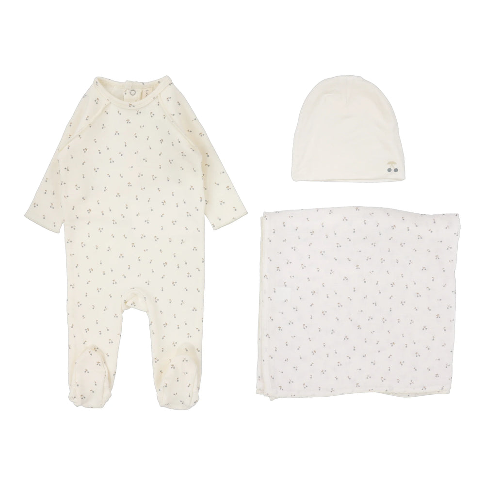 Lilette Cherry Print Layette Set