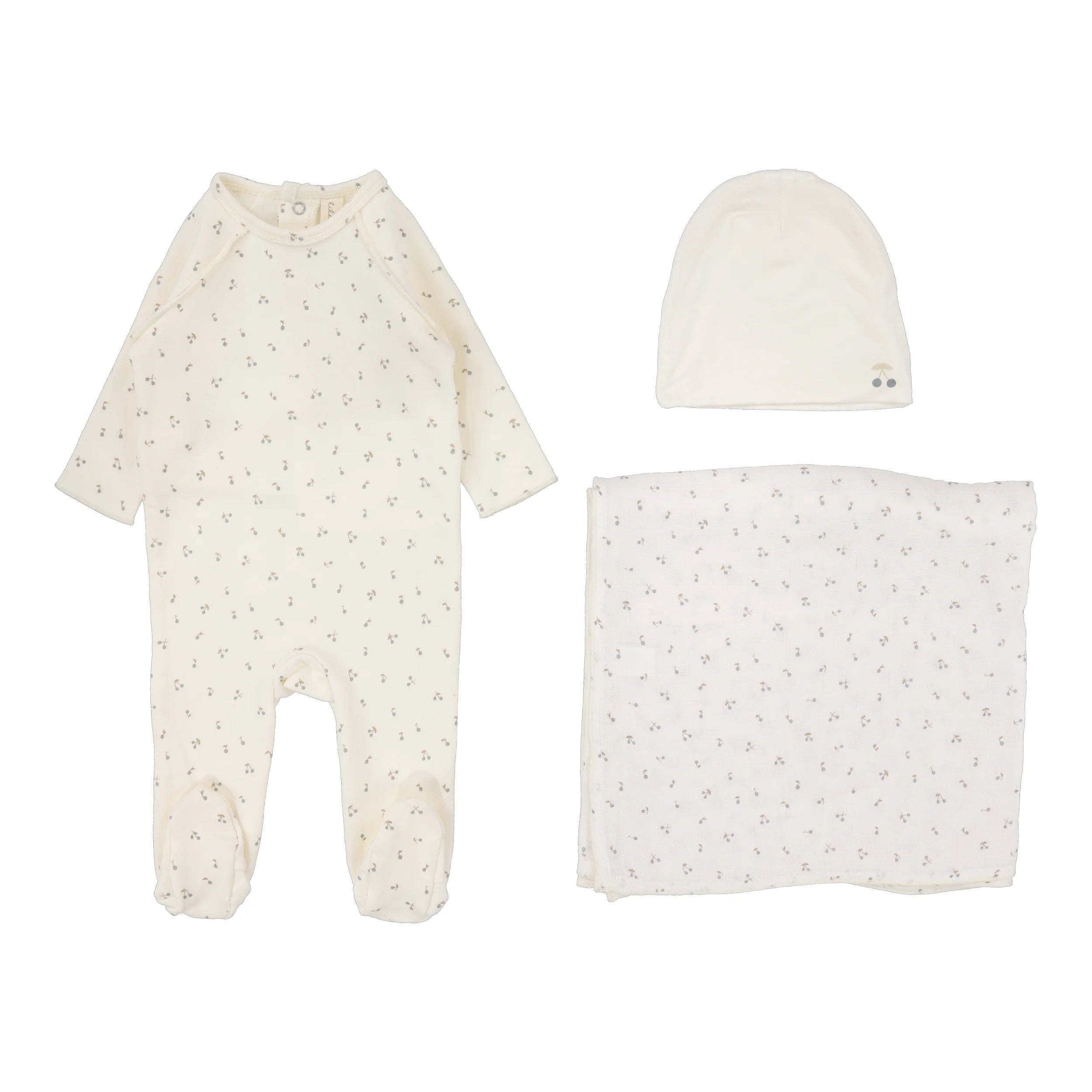 Lilette Cherry Print Layette Set