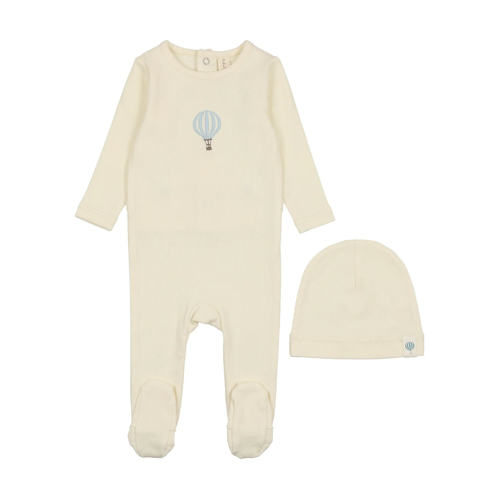 Lilette Boys Single Hot Air Balloon Footie & Bonnet