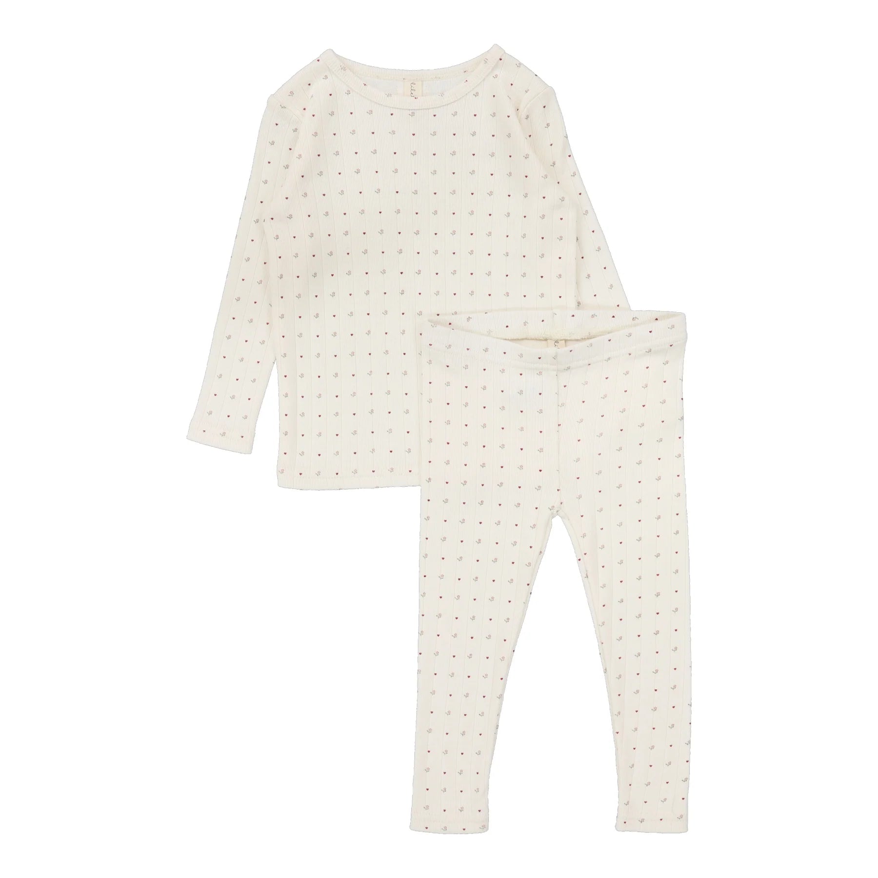Lilette Girl Linear Printed Long Sleeve Set