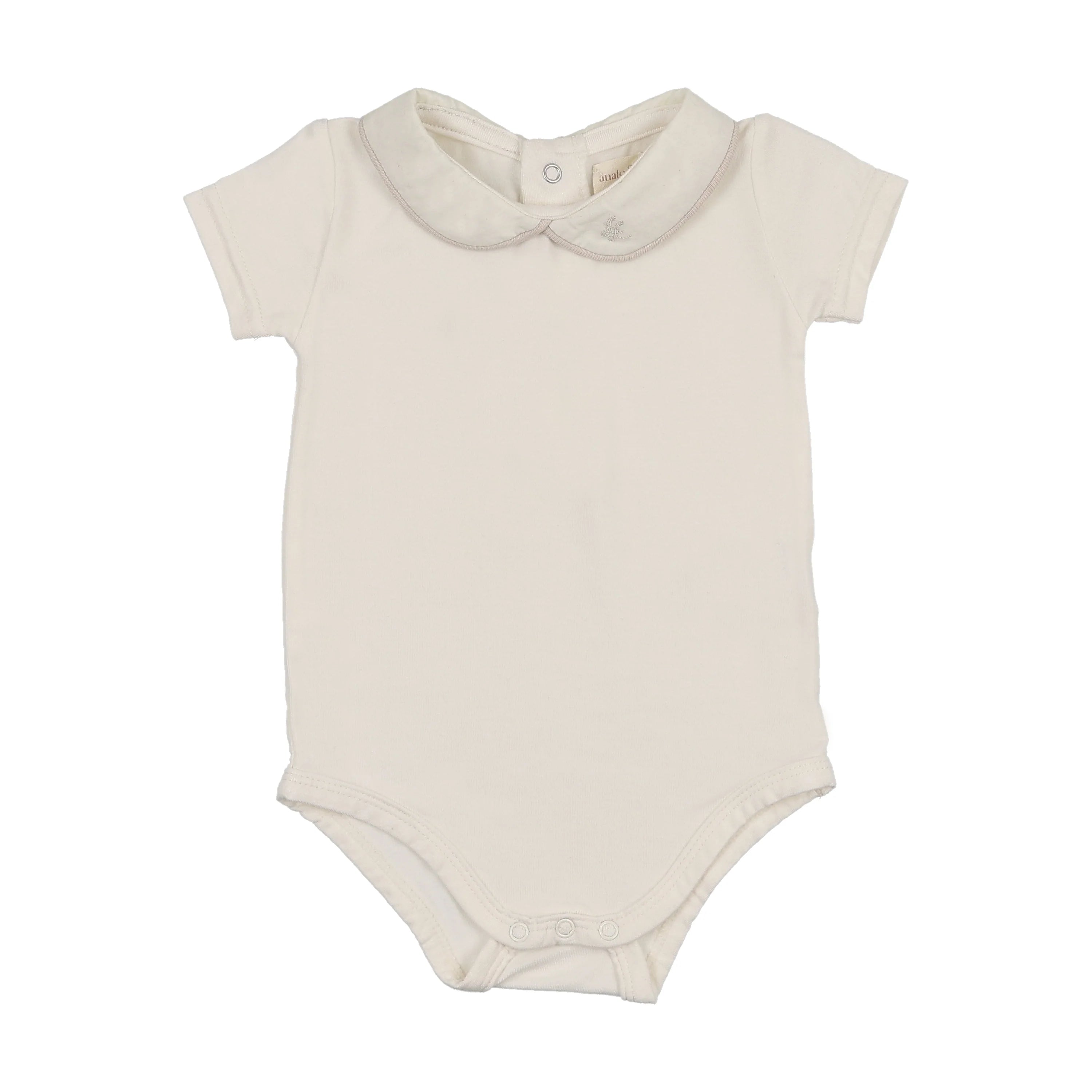 Lil Legs Peter Pan Onesie With Piping