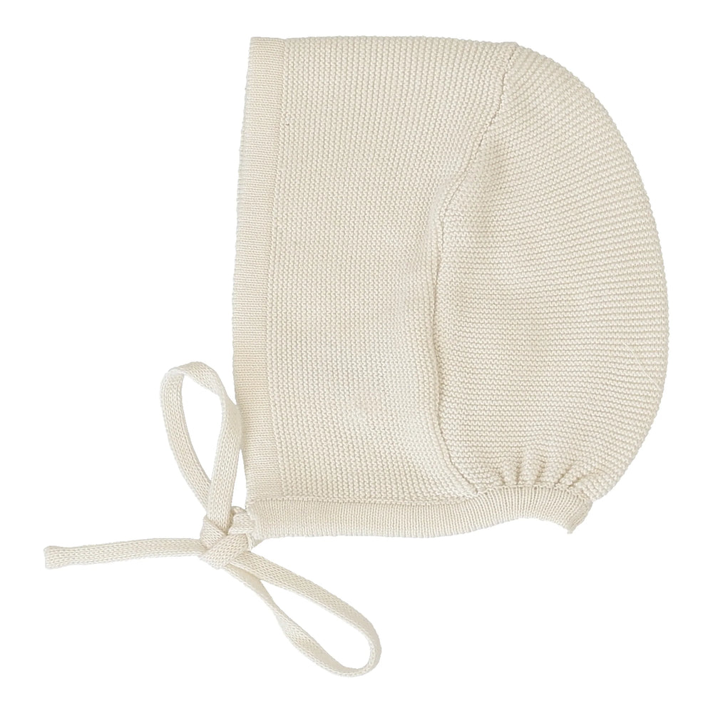 Pre-Order Lil Legs Cream Knit Footie & Bonnet