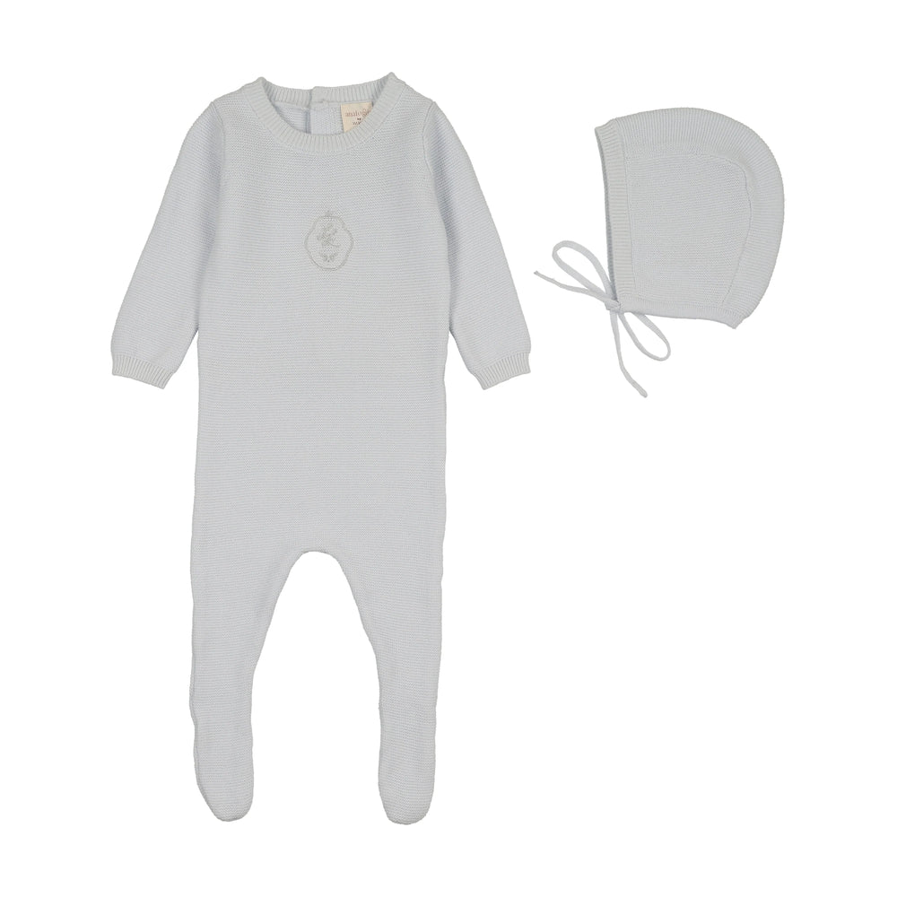 Pre-Order Lilette Crest Knit Footie & Beanie