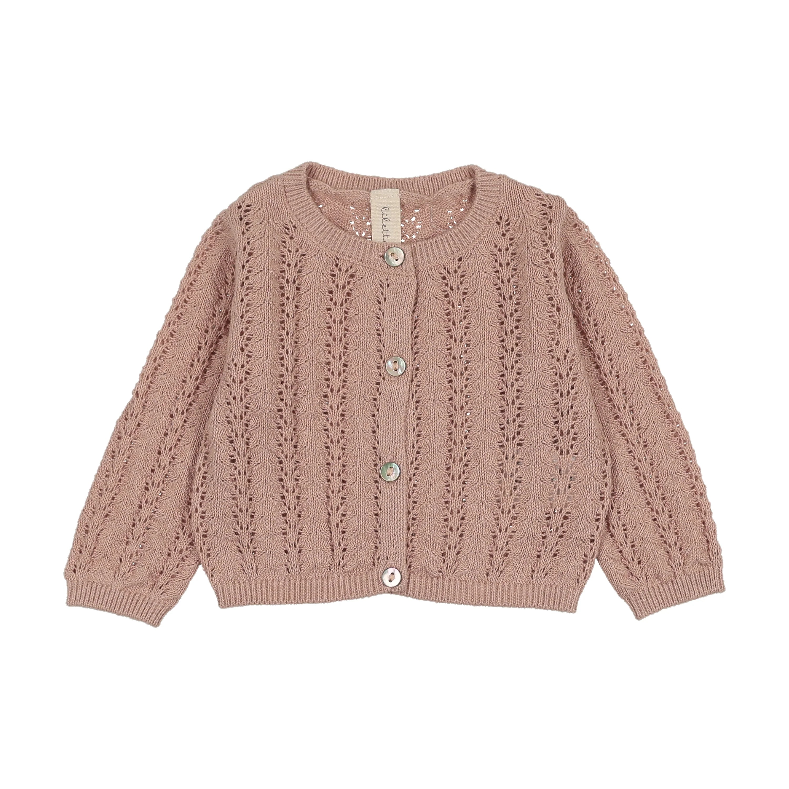Lilette Crochet Knit Shrug & Bonnet