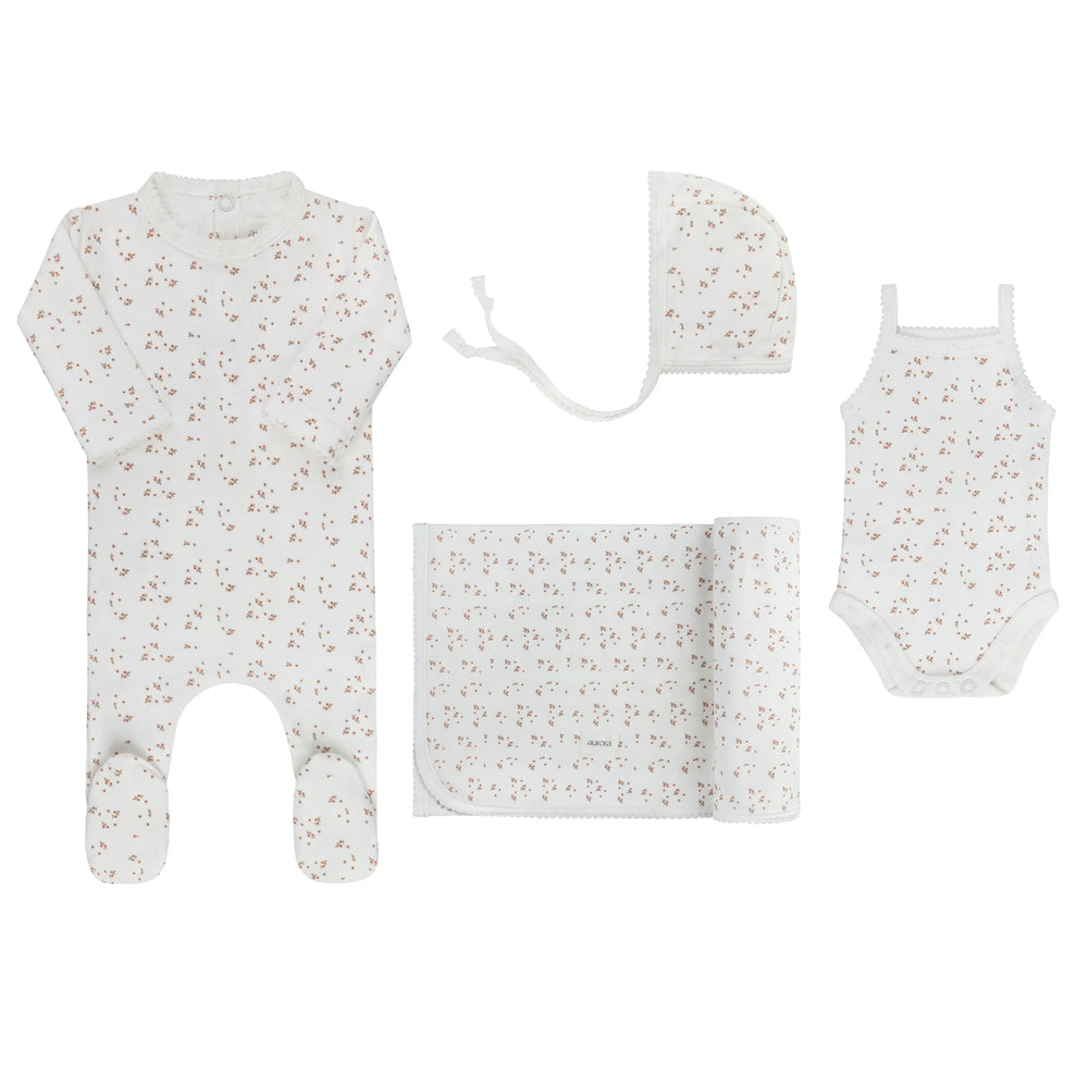Ely's & Co Embroidered Leaf Deluxe Take Me Home Set