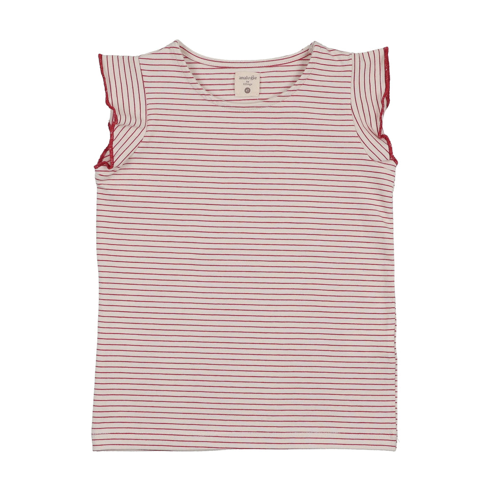 Lil Legs Denim City Girls Flutter Tank