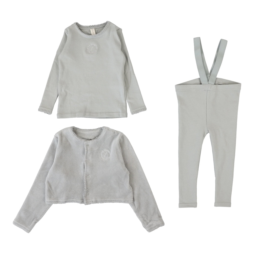 Lilette Velour Cardi Lounge Set