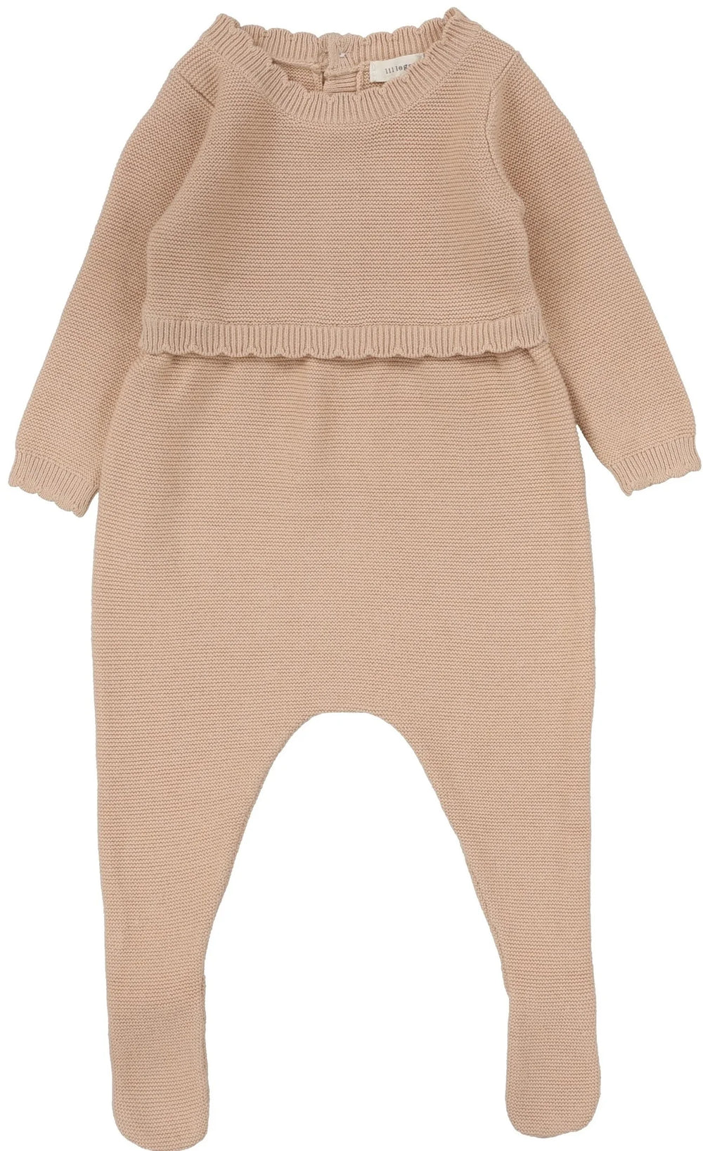 Pre-Order Lil Legs Dusty Pink Knit Footie