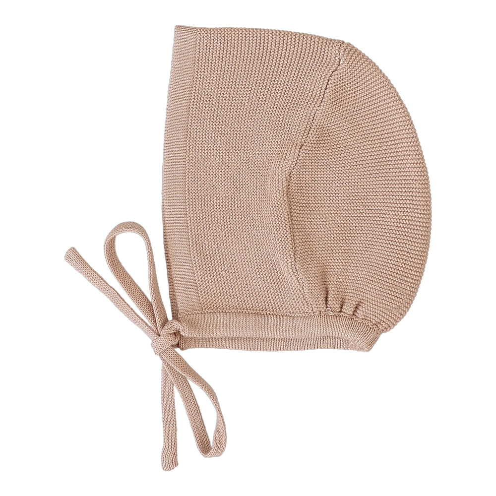 Pre-Order Lil Legs Dusty Pink Knit Footie & Bonnet