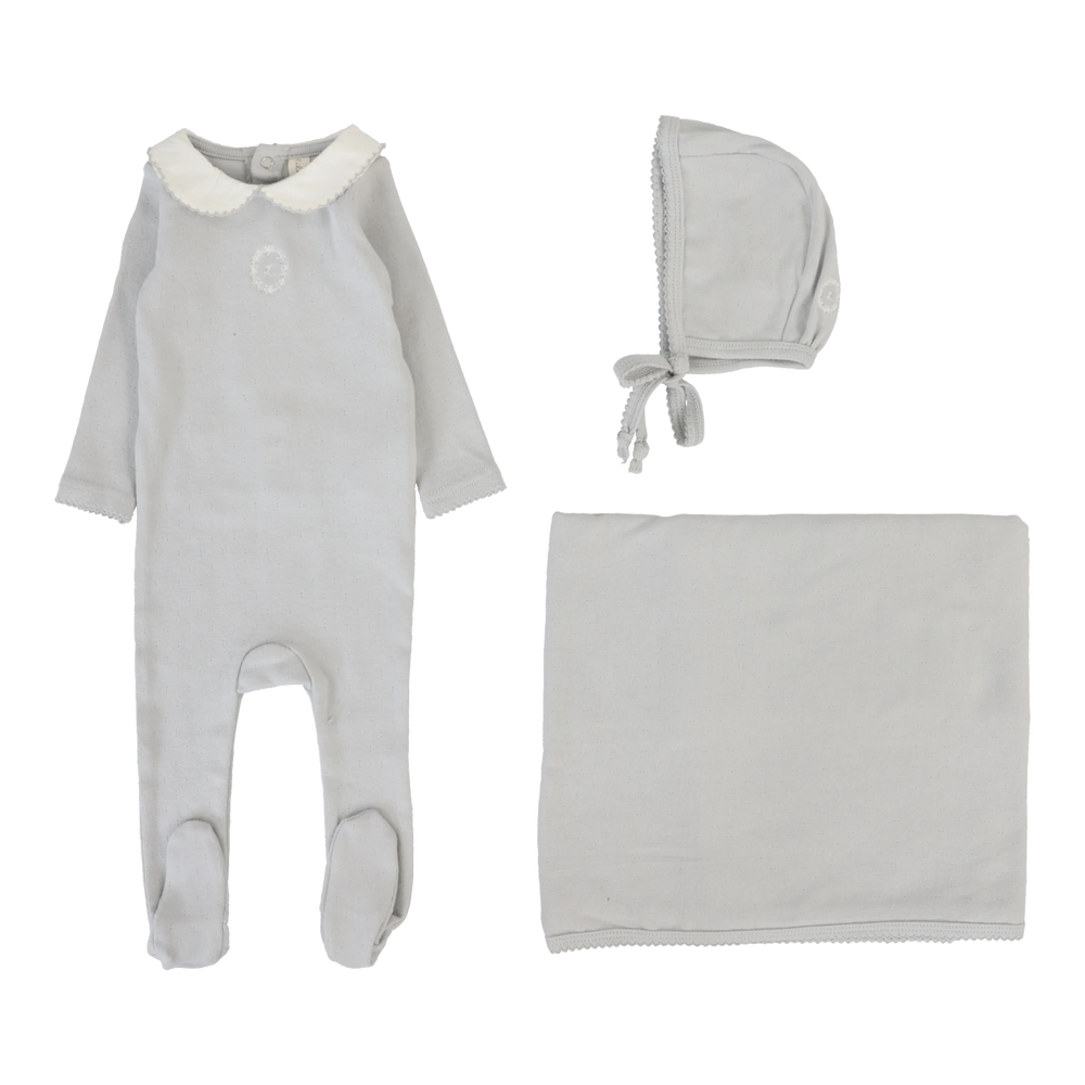 Lilette Emblem Embroidered Layette Set