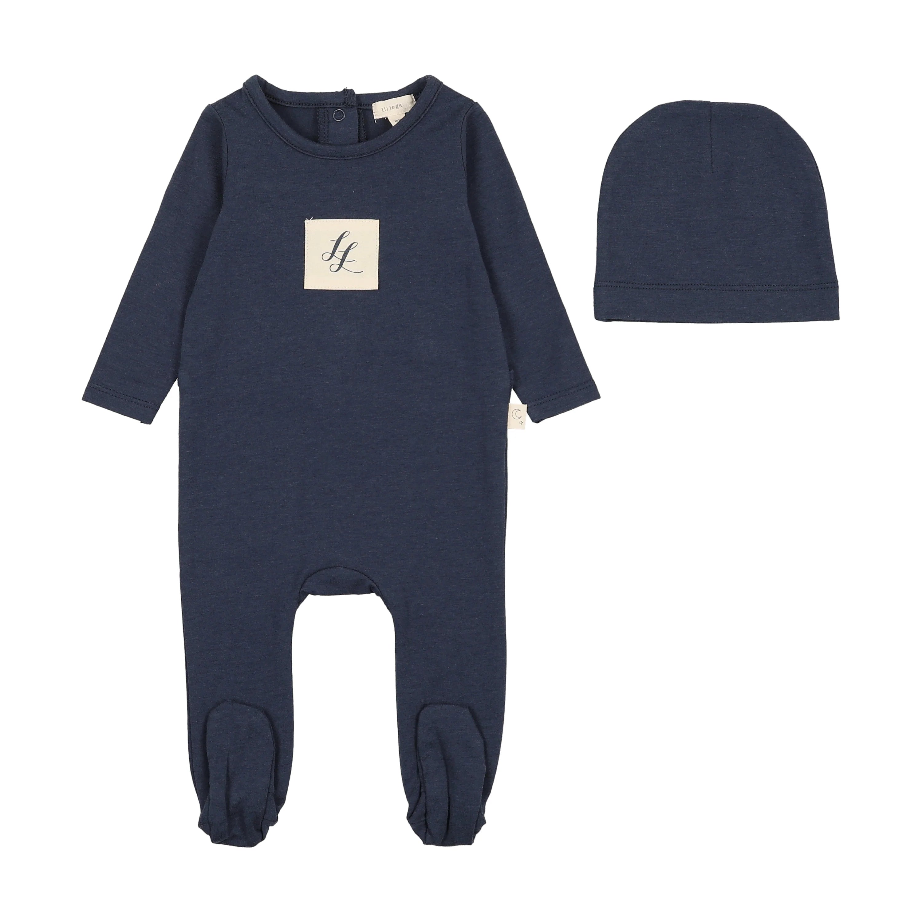 Lilette Boy Embroidered Lounge Footie & Beanie