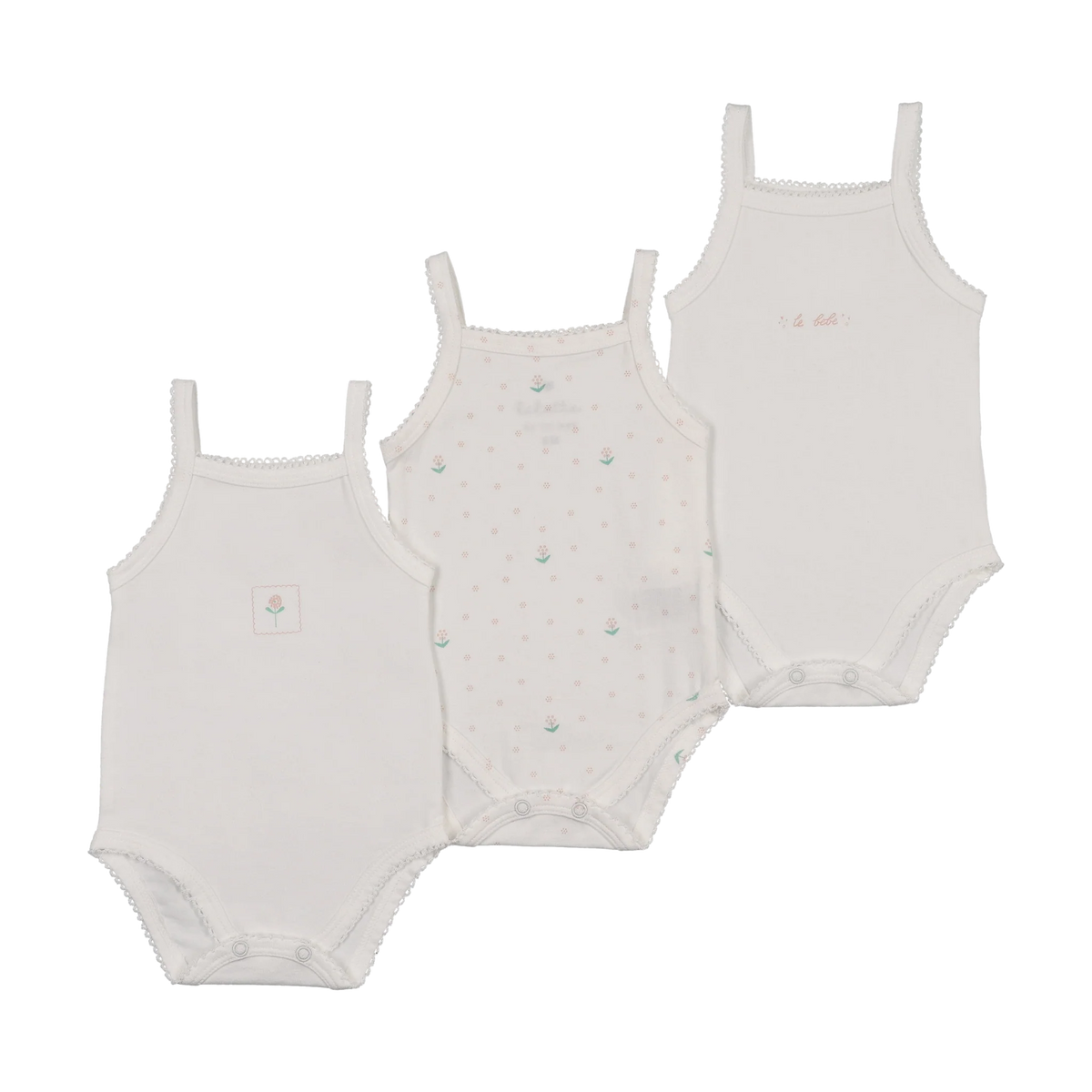 Lilette 3 Pack Girls Undershirts