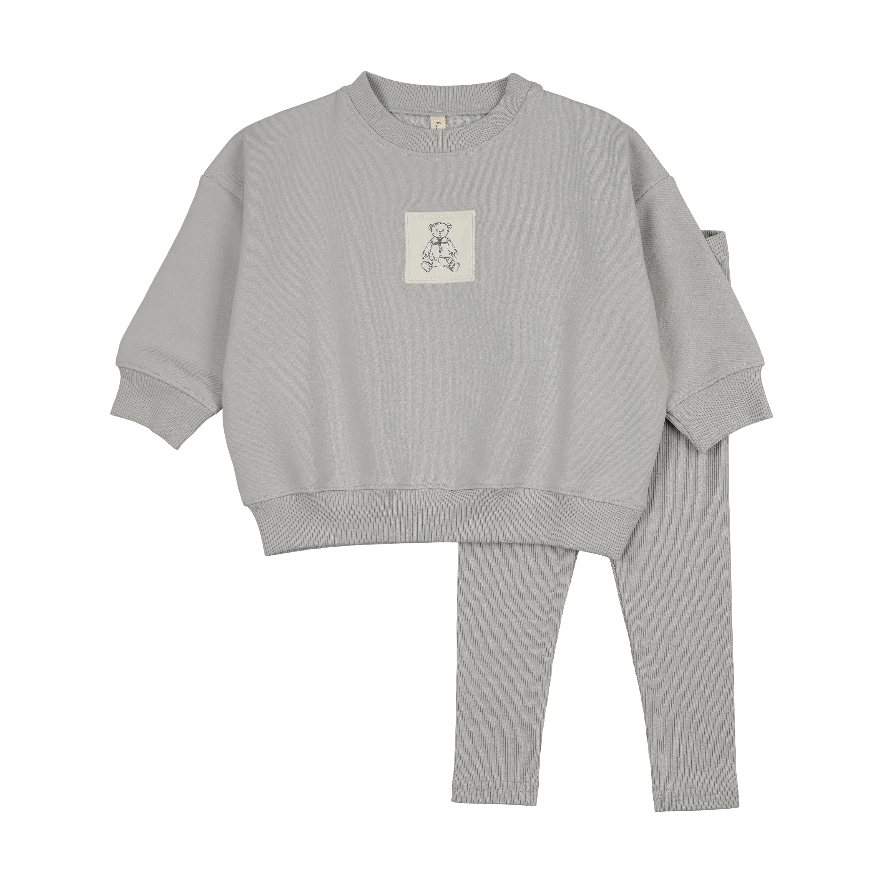 Lilette Graphic Tag Sweatshirt Set