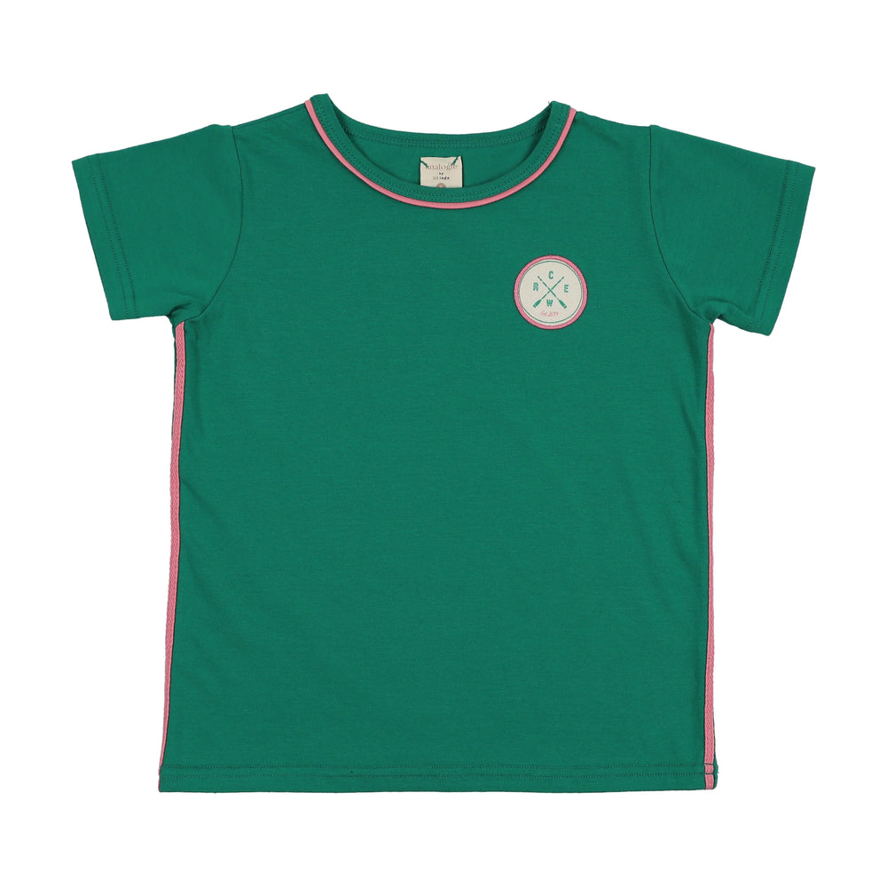 Lil Legs Boating Crew Girl SS Tee