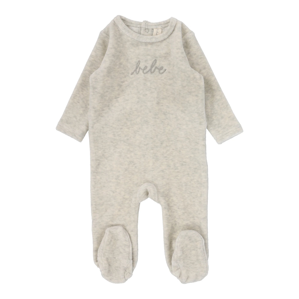Lilette Velour BEBE Footie