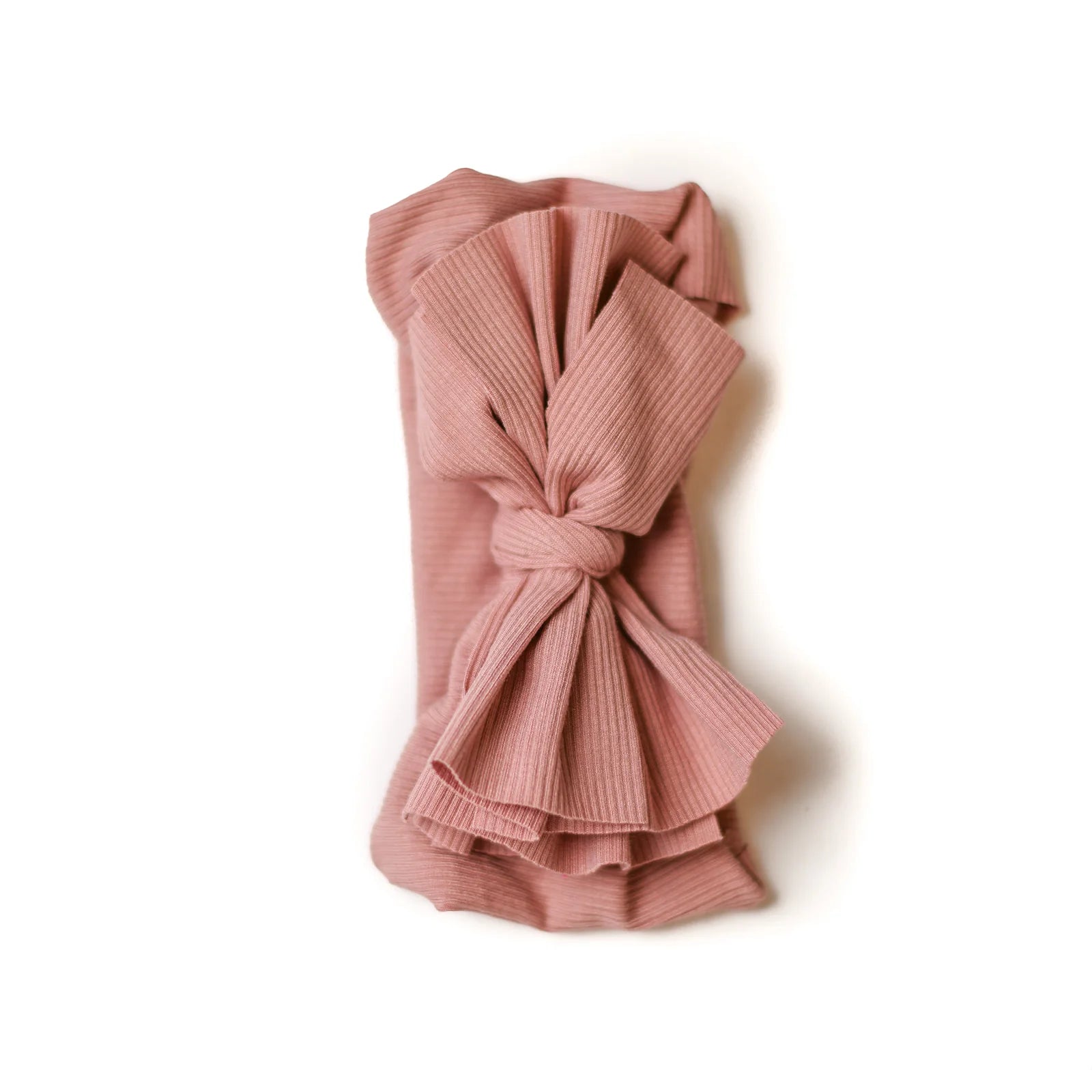 Nicsessories Butter Soft Ribbed Baby Bow Headband