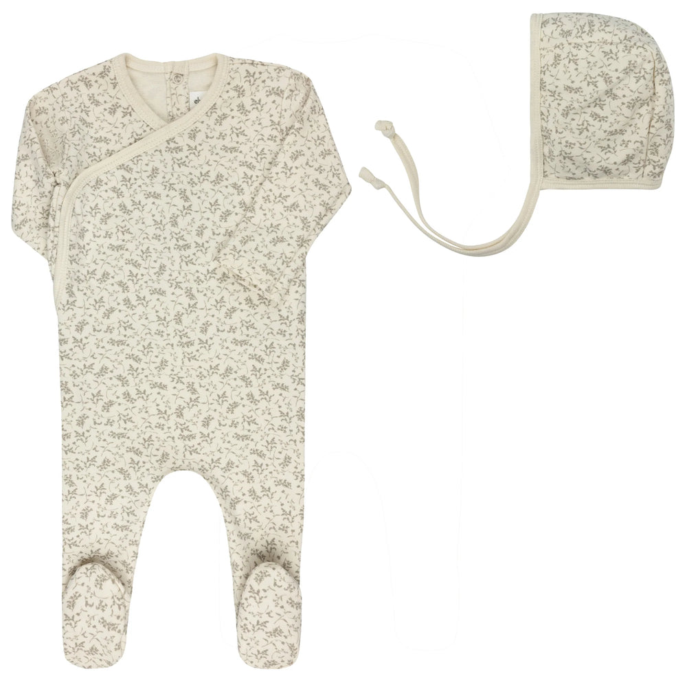 Ely's & Co Vine Collection Footie & Bonnet