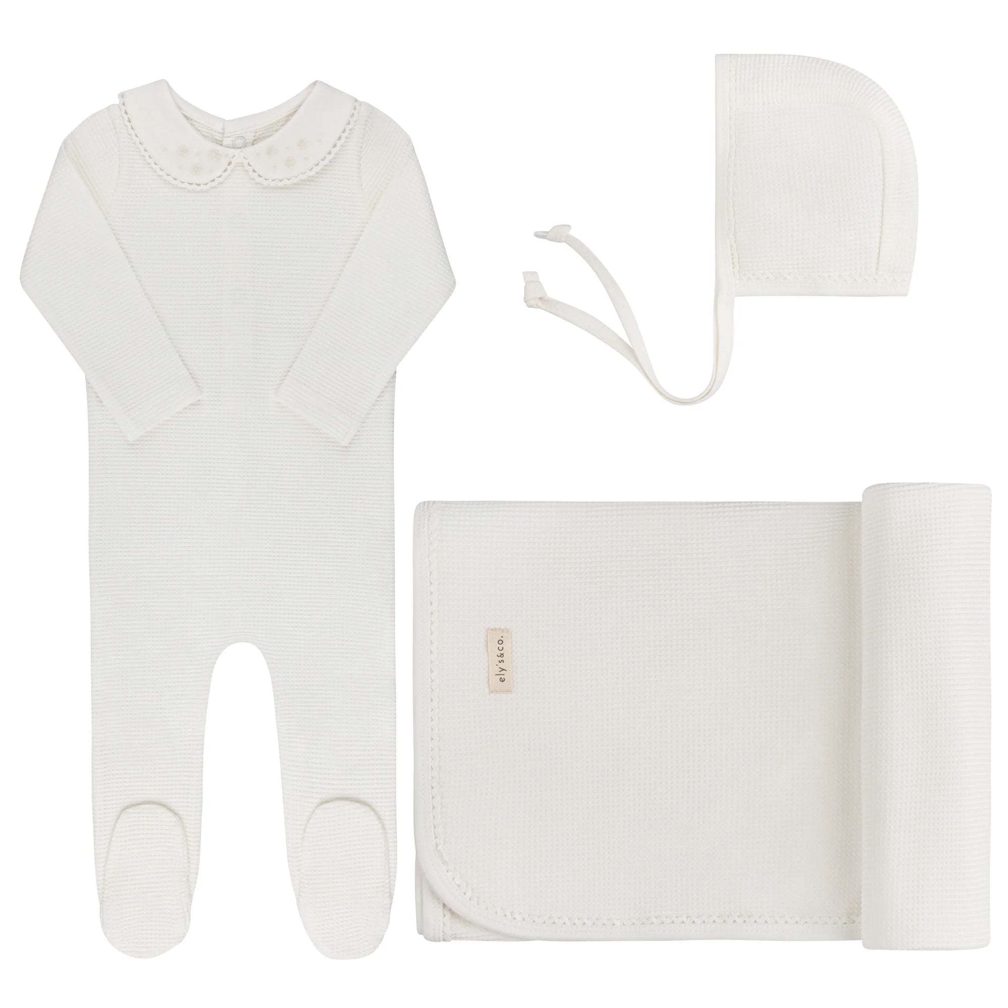 Ely's & Co Embroidered Collar Take Me Home Set