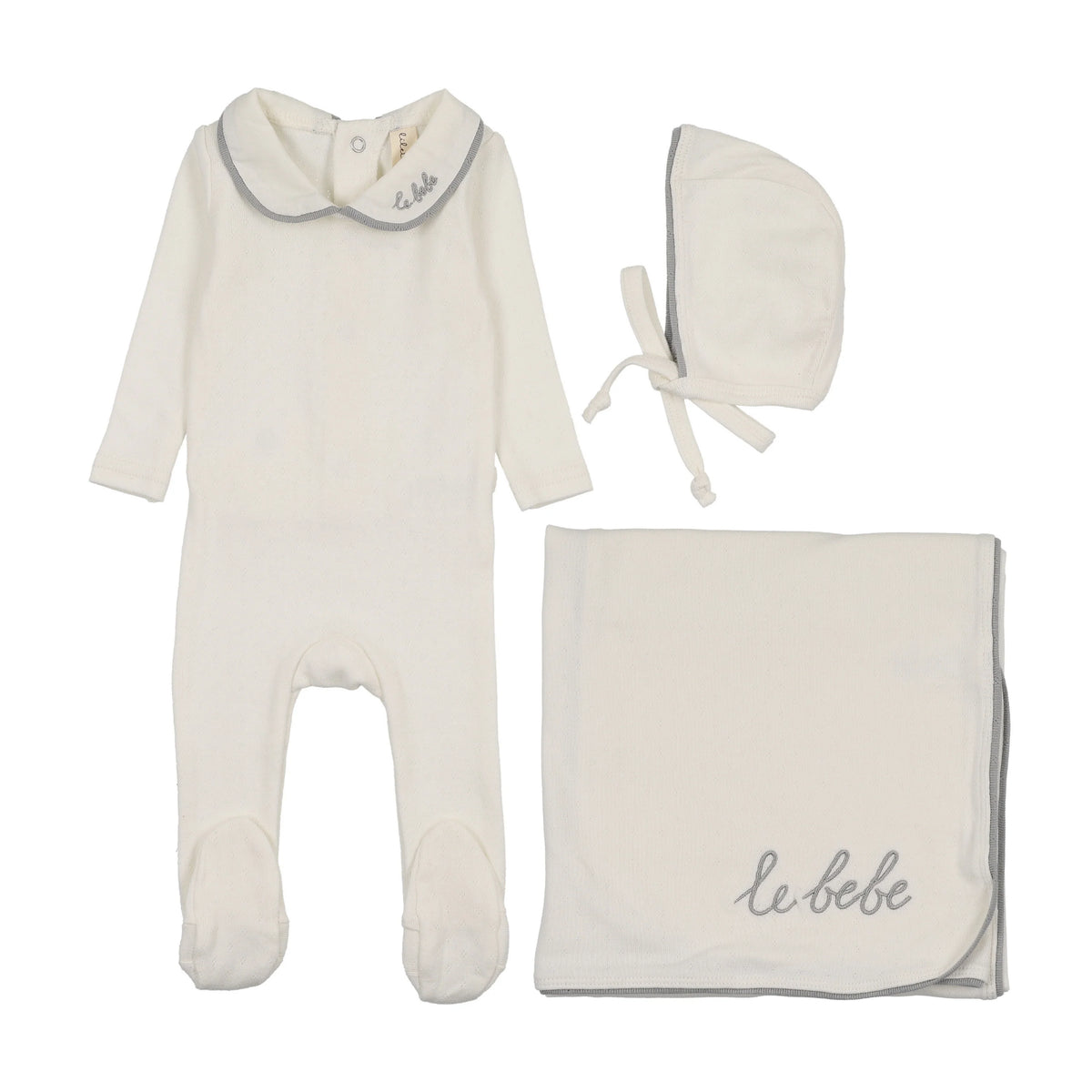 Lilette Le BEBE Pointelle Layette Set