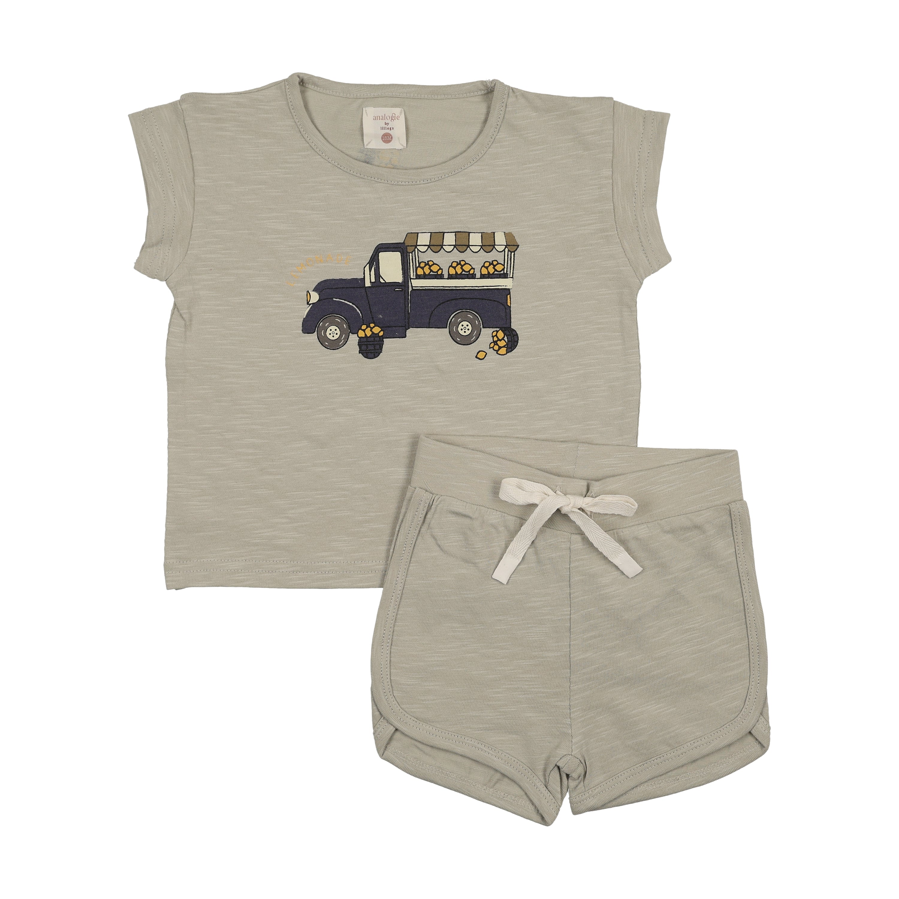 Lil Legs Boy Lemon Toddler Set