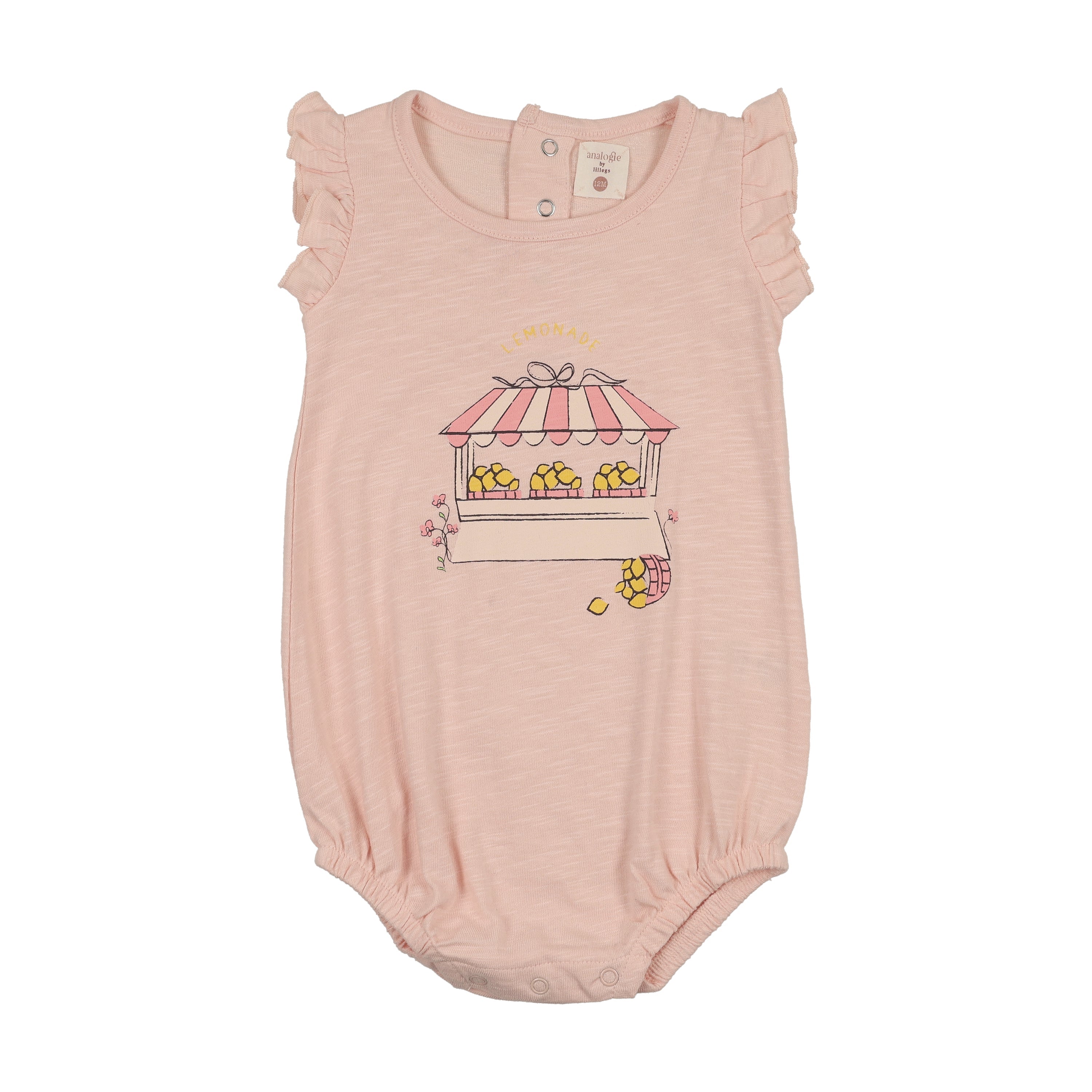 Lil Legs Girl Lemon Romper