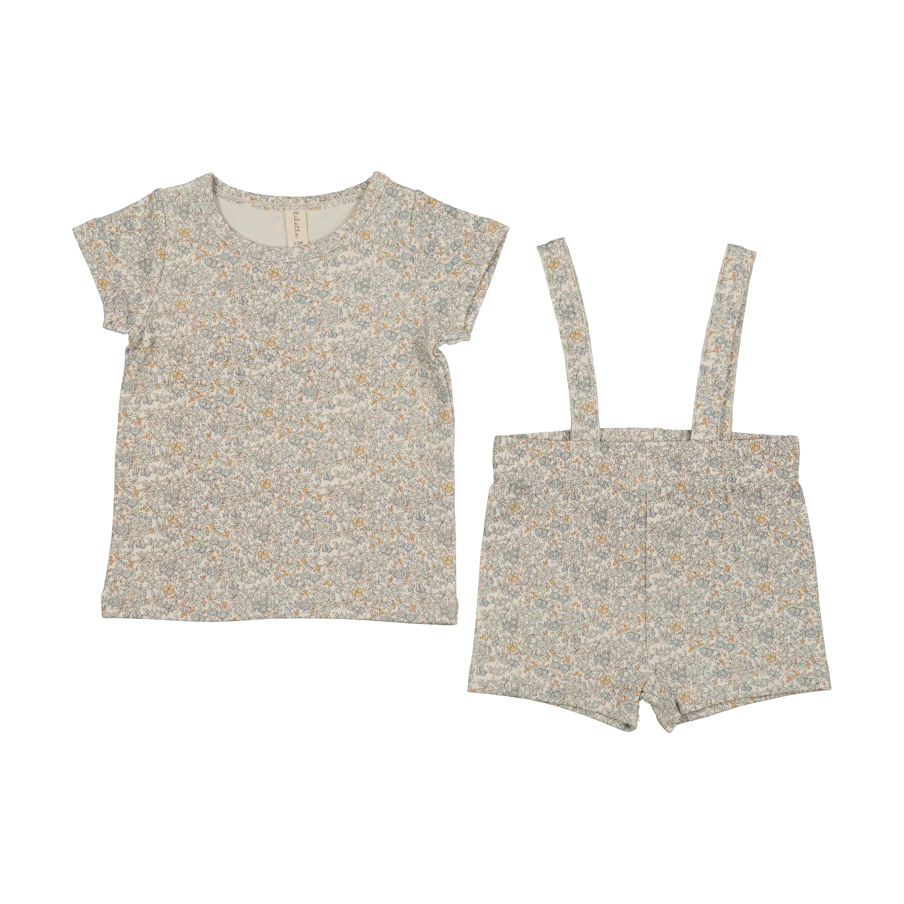 Lil Legs Liberty Floral Short Sleeve Set